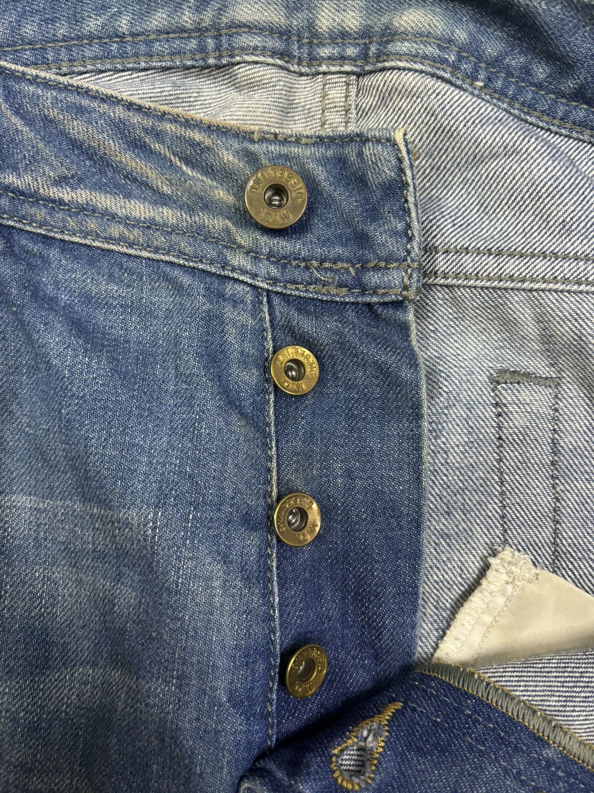 Diesel Vintage Diesel Industry Zatiny Mud Wash Bootcut Grunge Jeans Size US 36 / EU 52 - 4 Thumbnail