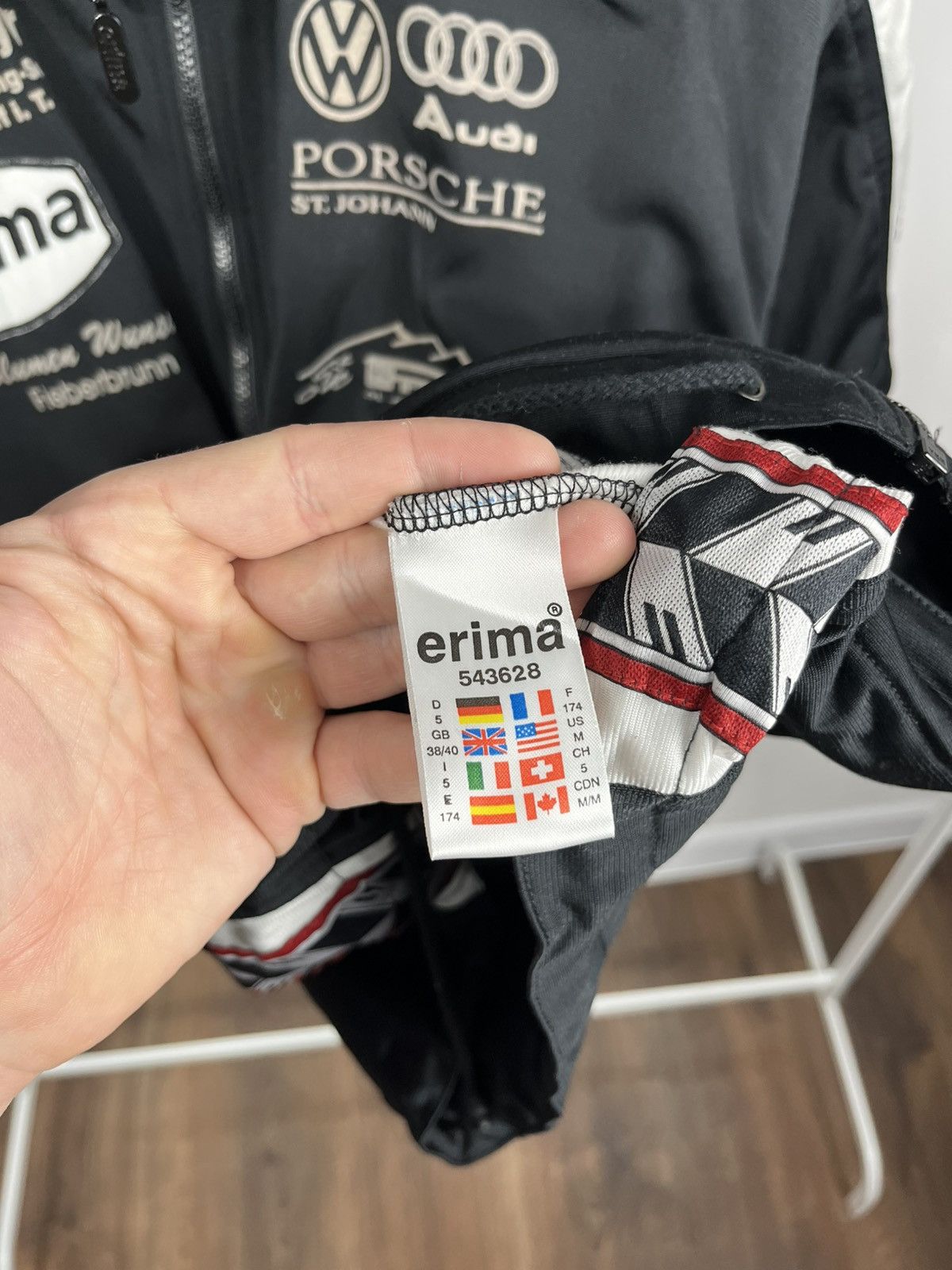 Erima Erima Racing Half Zip Jacket Short Sleeve VW Audi Porsche Size US M / EU 48-50 / 2 - 7 Thumbnail