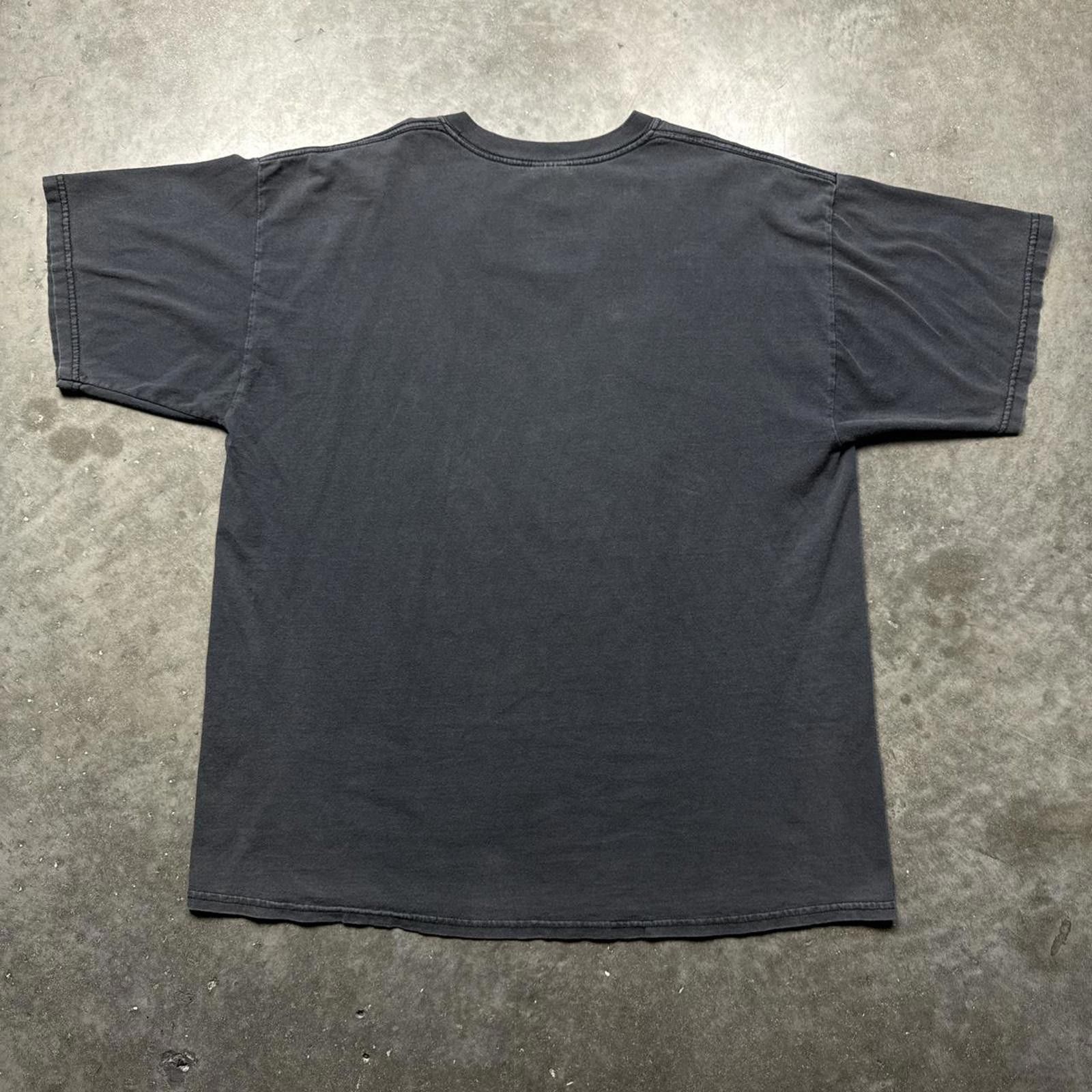 Gildan Hot 105 Fm Radio Music Faded Vintage 90's T-Shirt Size US XL / EU 56 / 4 - 2 Thumbnail