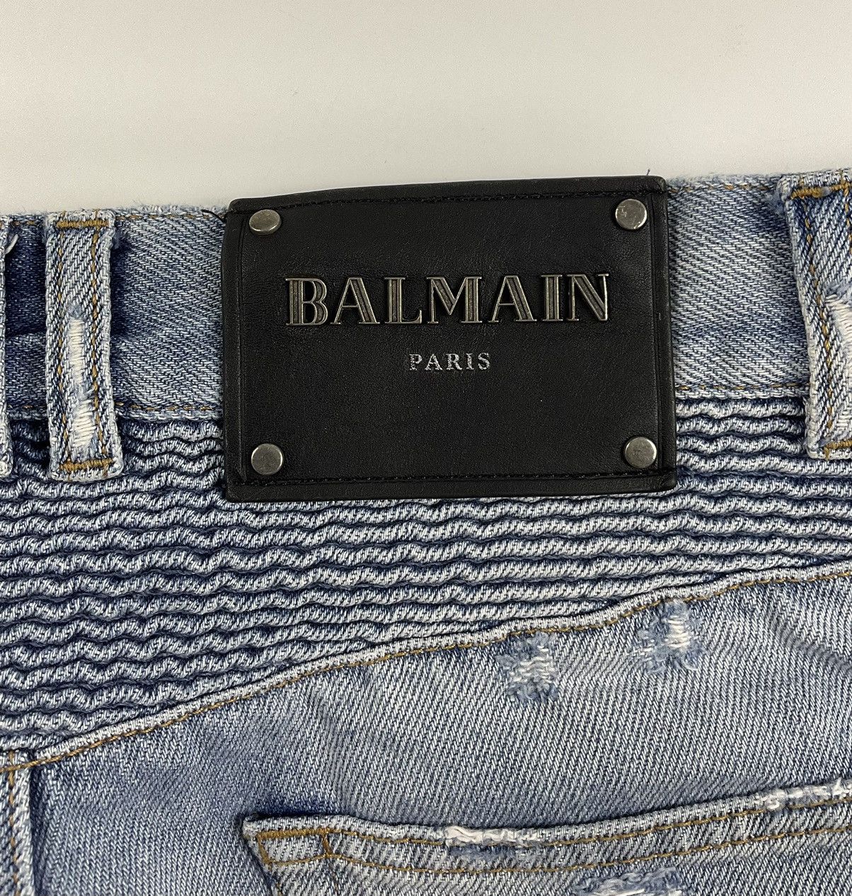 Balmain Balmain Slim Ripped Biker Pants Size US 28 / EU 44 - 5 Thumbnail
