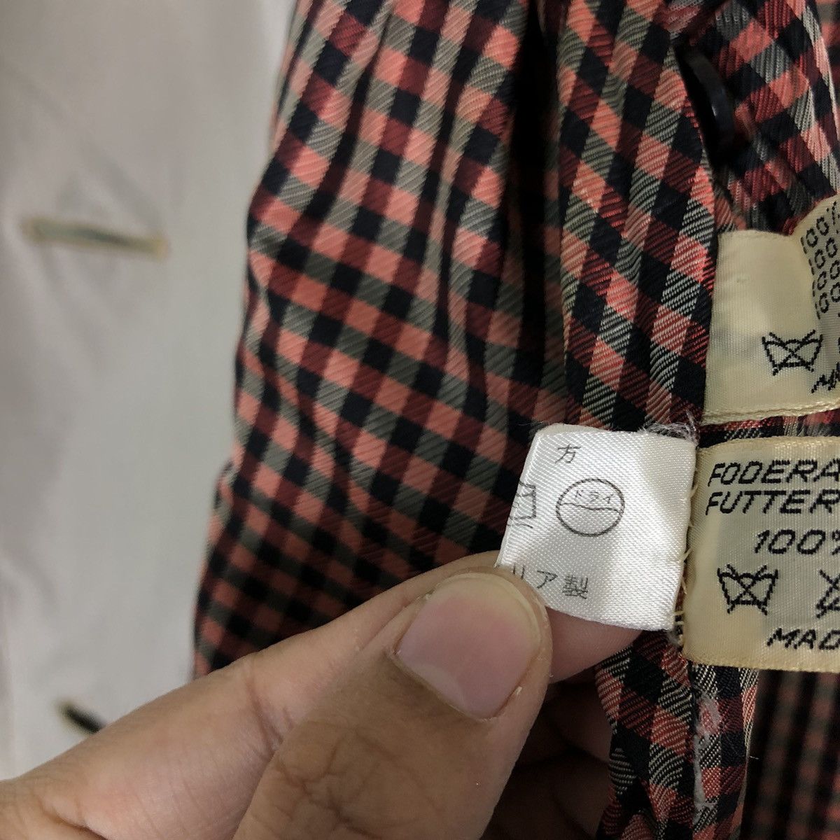 Herno 🔥Vintage Long Fly Coats Jacket Herno Italy Tartan Lining Size US M / EU 48-50 / 2 - 22 Thumbnail
