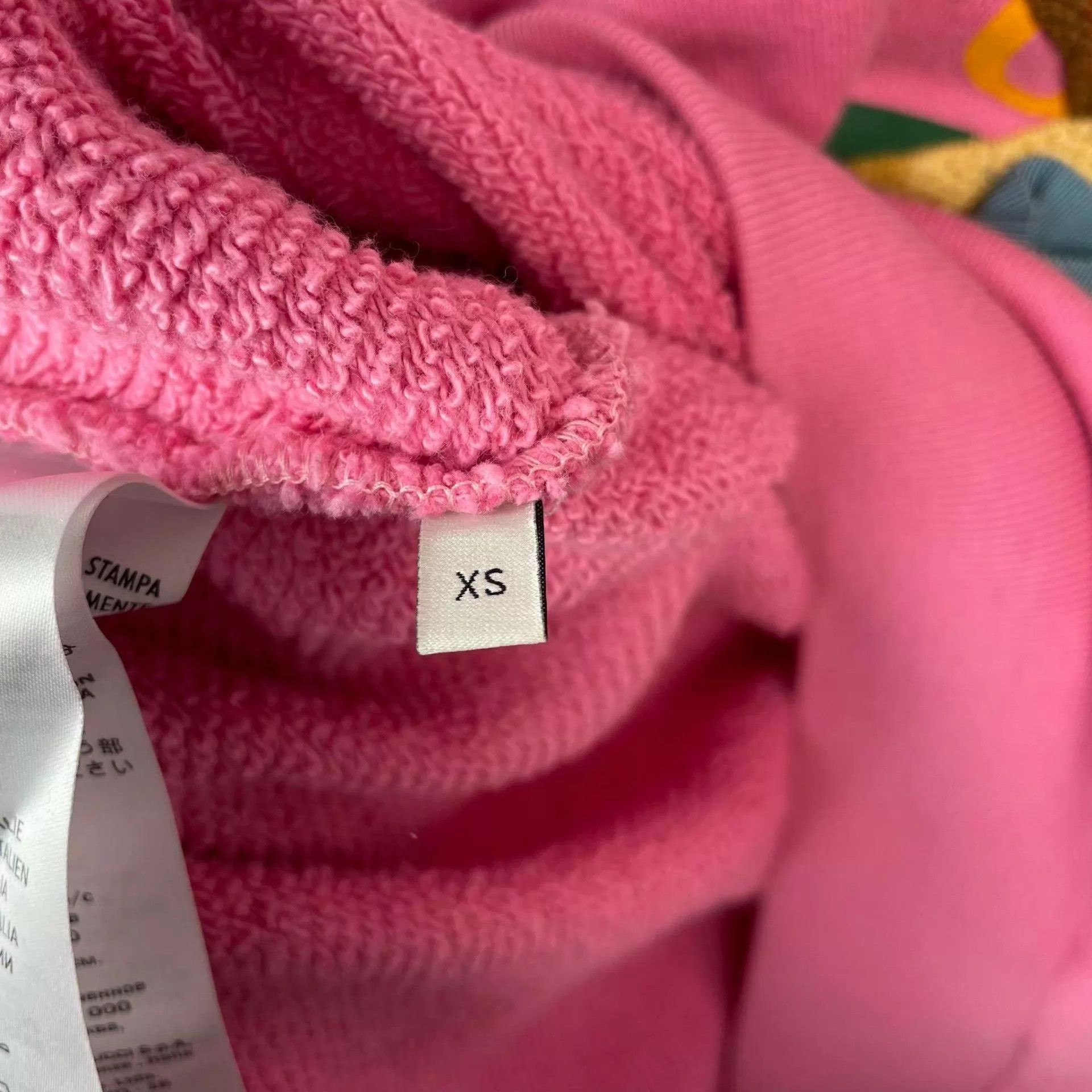 Gucci Gucci cotton long sleeve crewneck XS pink Size XS / US 0-2 / IT 36-38 - 5 Thumbnail