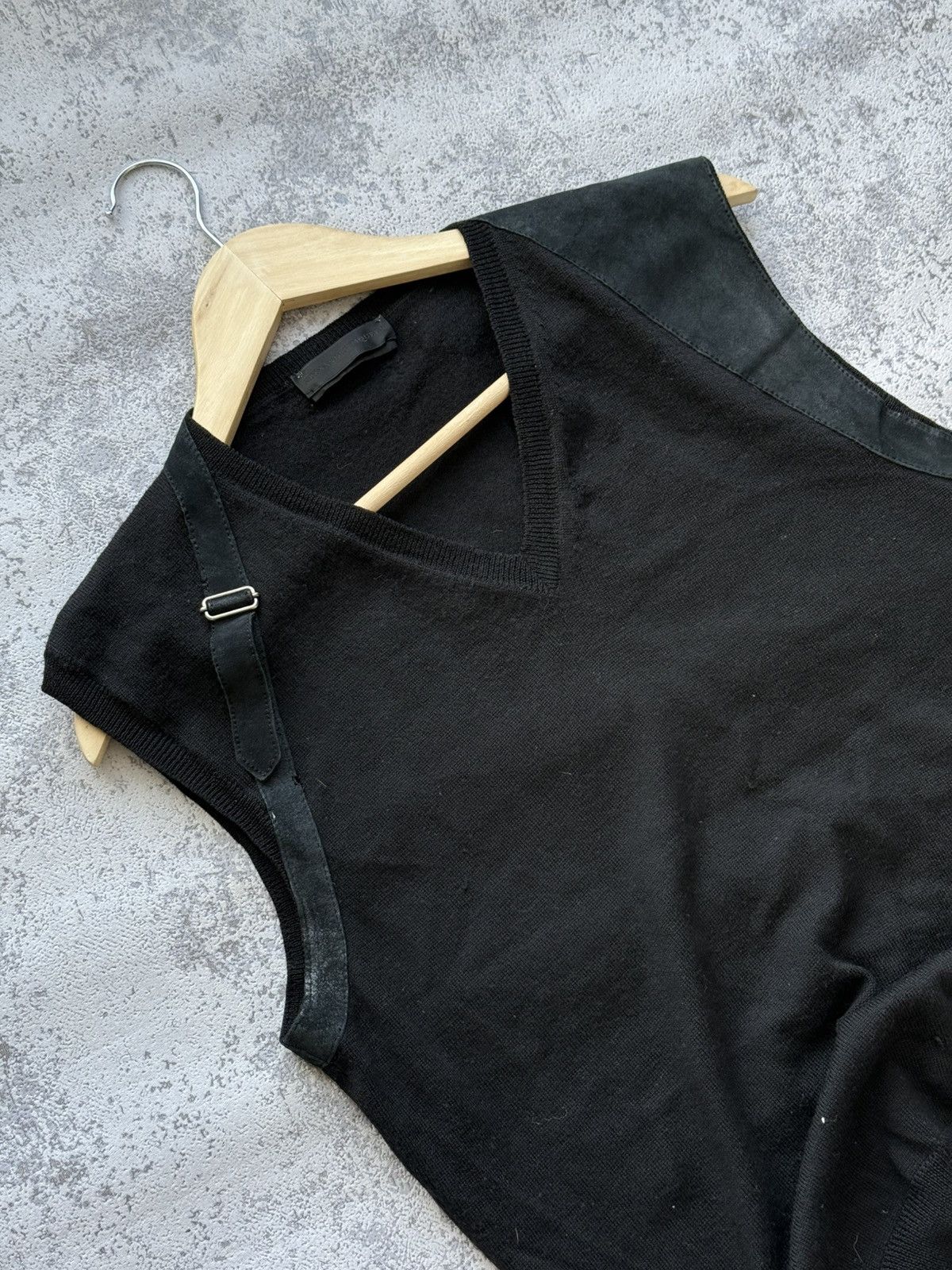 Alexander McQueen Archive Alexander McQueen Rare Vintage Wool Vest Size US XL / EU 56 / 4 - 4 Thumbnail