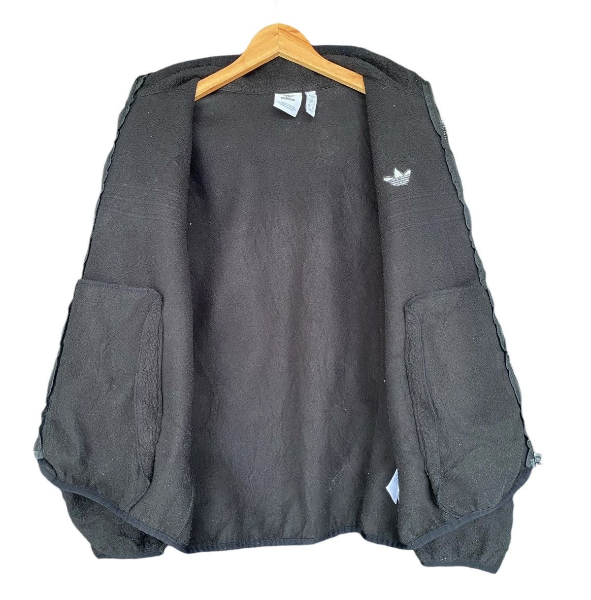 Adidas ADIDAS Fleece Zipper Jacket Size US XS / EU 42 / 0 - 14 Thumbnail