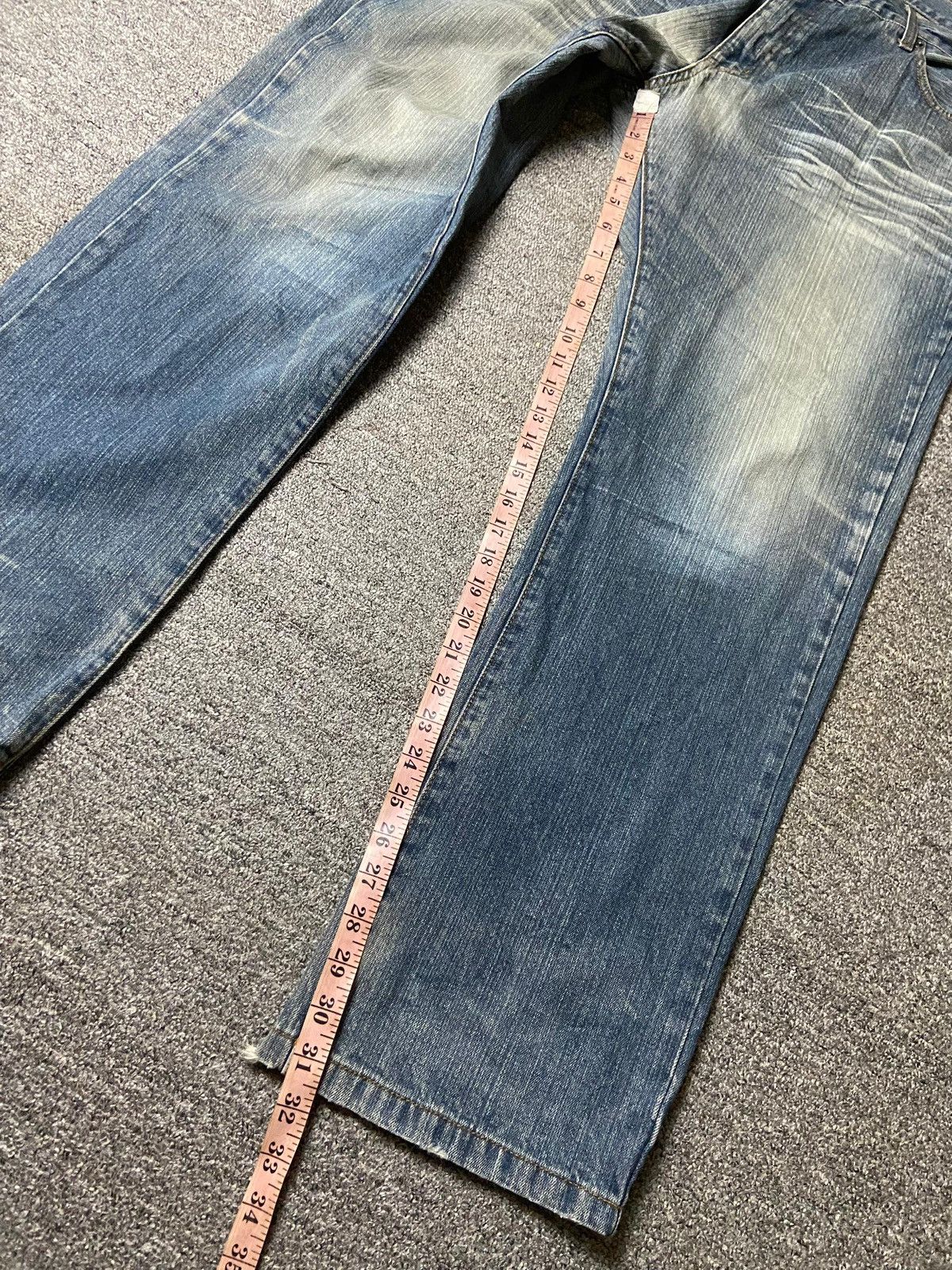 Japanese Brand Amore Puro American Distressed Denim Jeans (142) Size US 40 / EU 56 - 9 Thumbnail