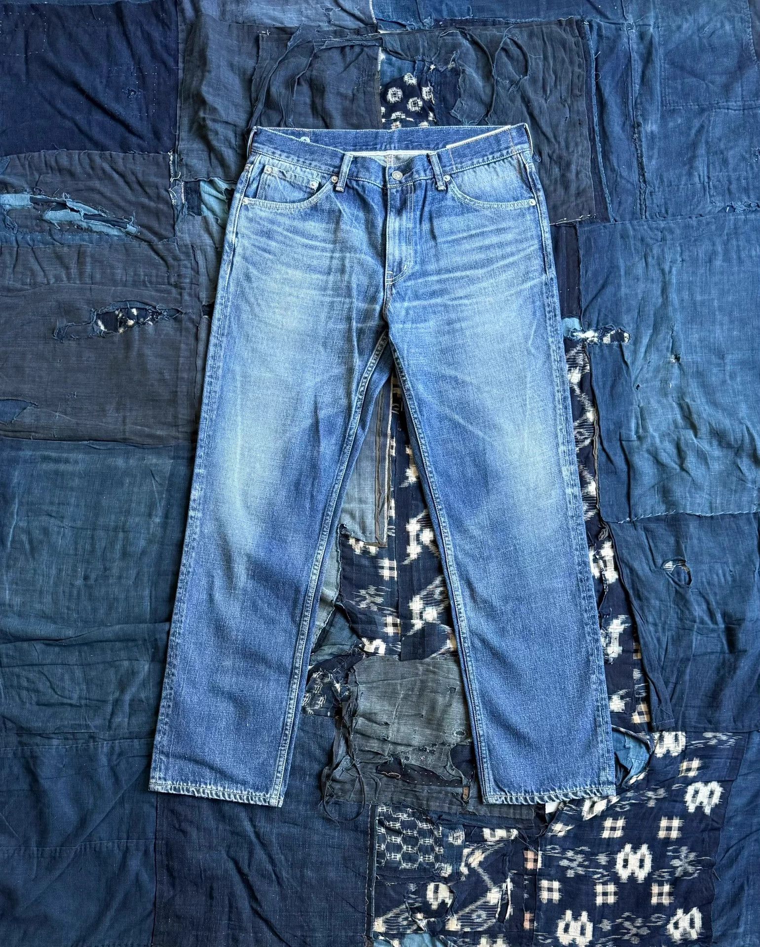 Visvim VISVIM 14AW Social Sculpture 03D9 Washed Denim W34L30 Size US 34 / EU 50 - 1 Thumbnail