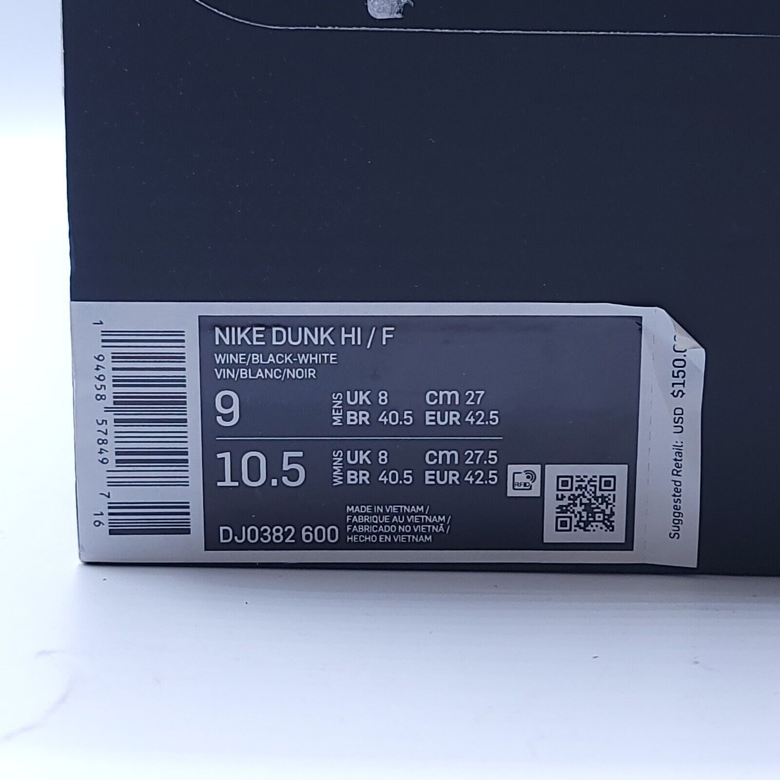 Nike Nike Dunk HI/F Basketball Shoe Men Size 9 DJ0382-600 Size US 9 / EU 42 - 10 Thumbnail