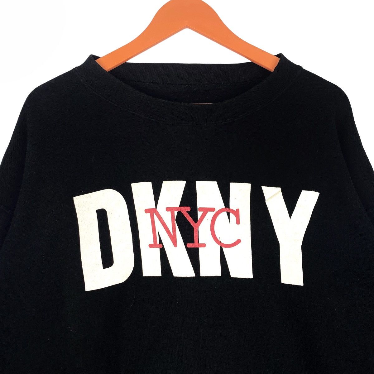 DKNY DKNY NYC Sweatshirt Black Crewneck Pullover Jumper Size US XXL / EU 58 / 5 - 2 Thumbnail