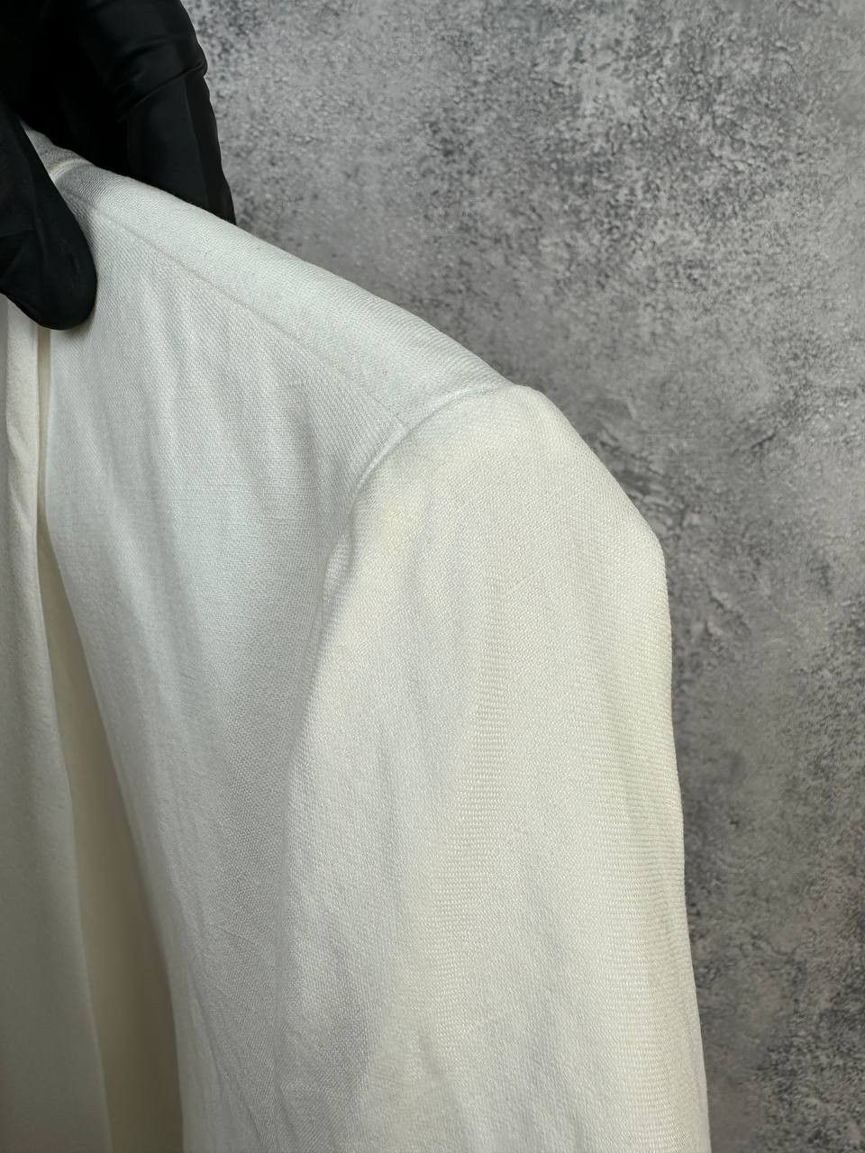 Fabiana Filippi Fabiana Filippi Open Front Embellished Trim Blazer Linen Size M / US 6-8 / IT 42-44 - 9 Thumbnail