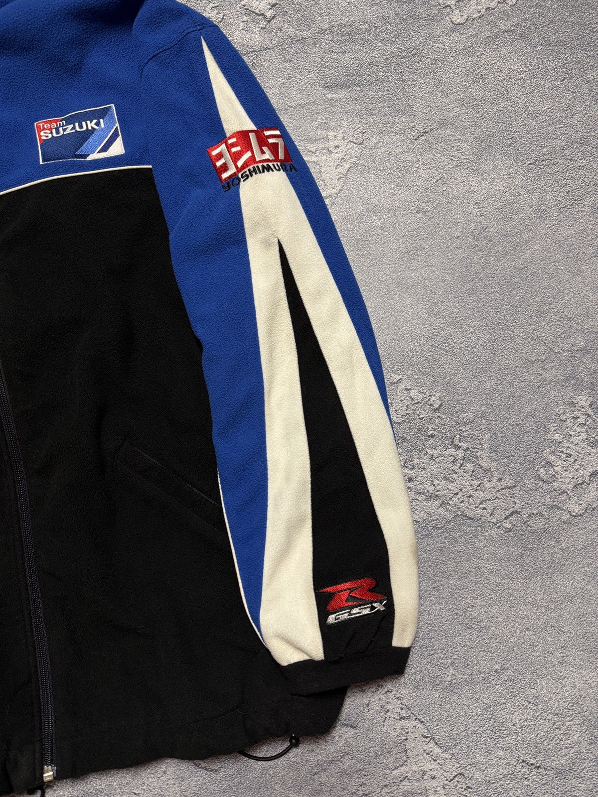 Vintage Suzuki Fleece Track Jacket Vintage