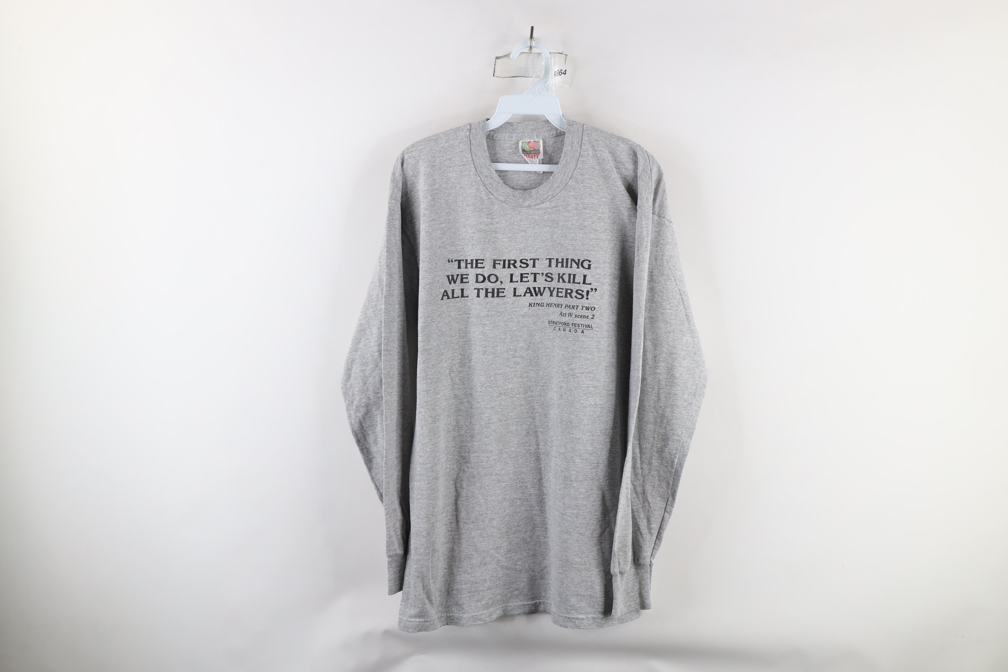 Vintage Vintage 90s King Henry Stratford Festival T-Shirt USA Size US L / EU 52-54 / 3 - 1 Thumbnail