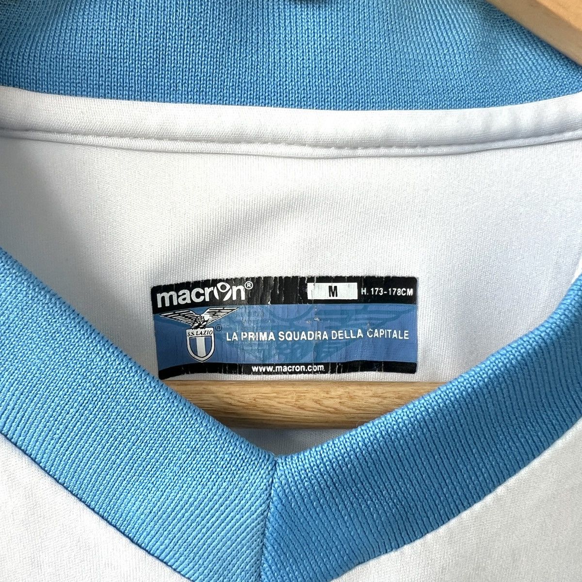 Macron 2014/2015 S.S. Lazio Miroslav Klose Away Kit Jersey Size US M / EU 48-50 / 2 - 5 Thumbnail