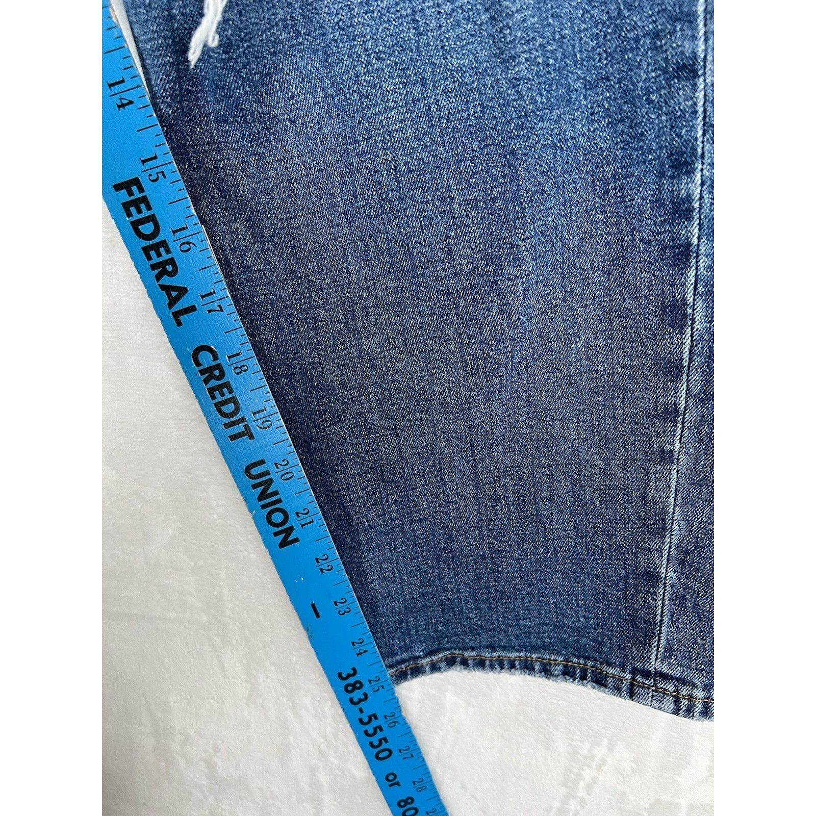 Abercrombie & Fitch Abercrombie & Fitch Denim Jeans Ankle Straight Ultra High Ri Size 38" / US 16 / IT 52 - 5 Thumbnail