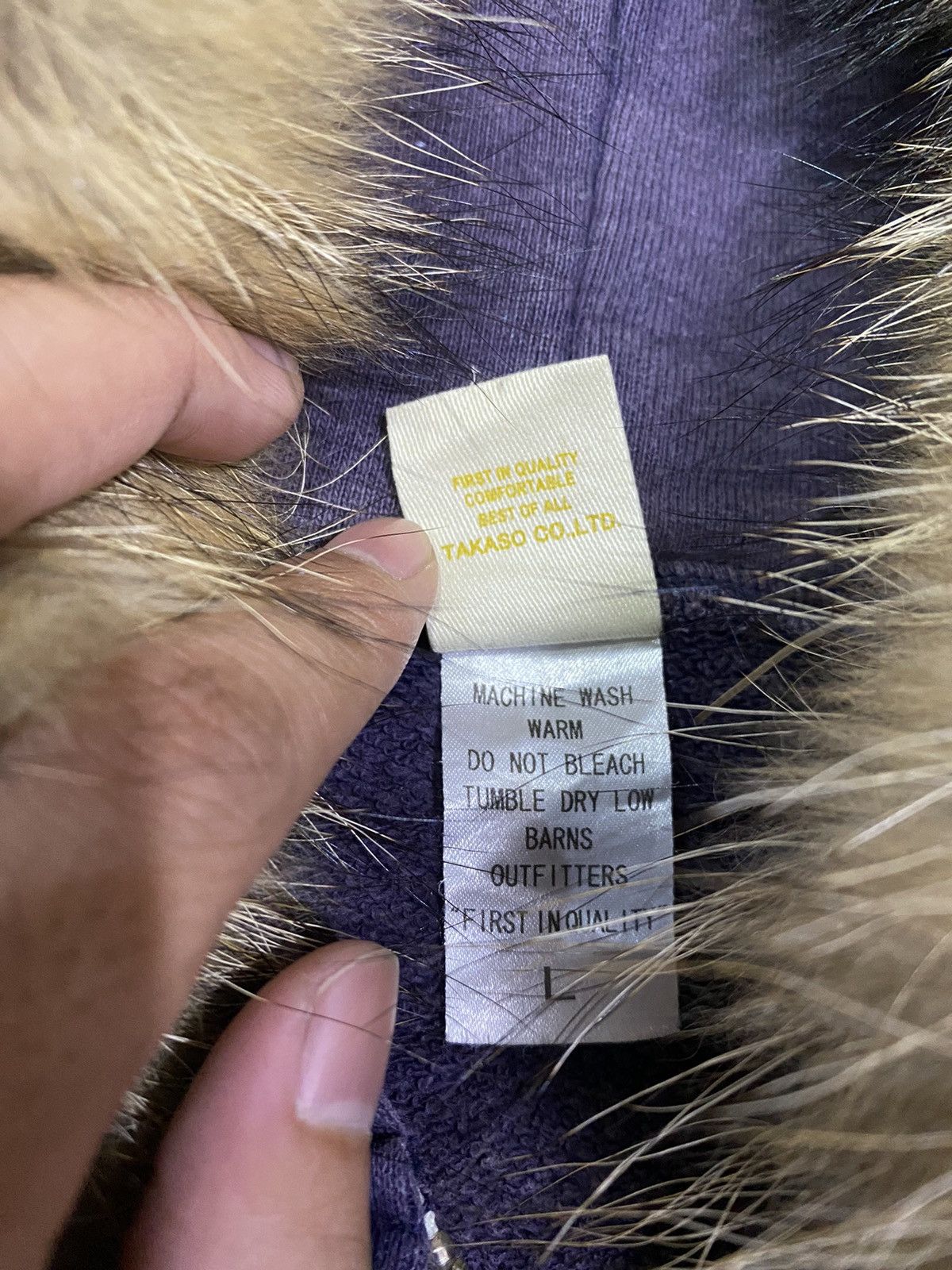 If Six Was Nine 💸BINDINGOFFER💸Barns sunfaded furhoodie ifsixwasnine style Size US L / EU 52-54 / 3 - 6 Thumbnail