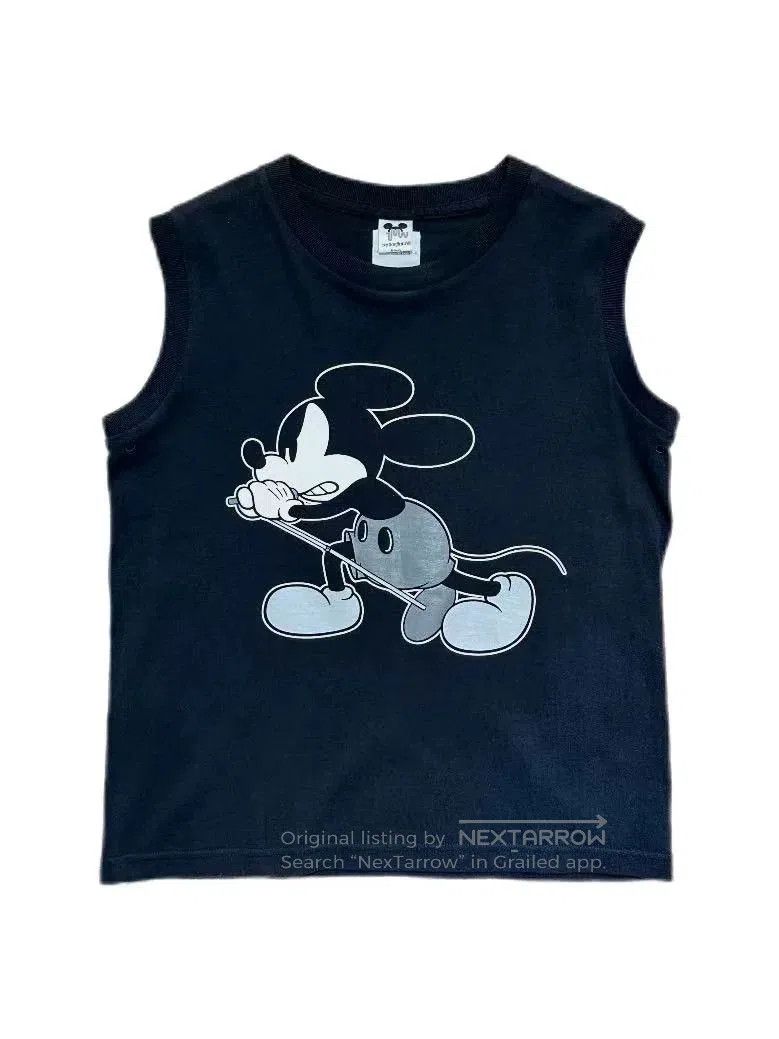 Takahiromiyashita The Soloist. Number (N)ine 2000's Mickey Tank Top. Size US S / EU 44-46 / 1 - 3 Thumbnail