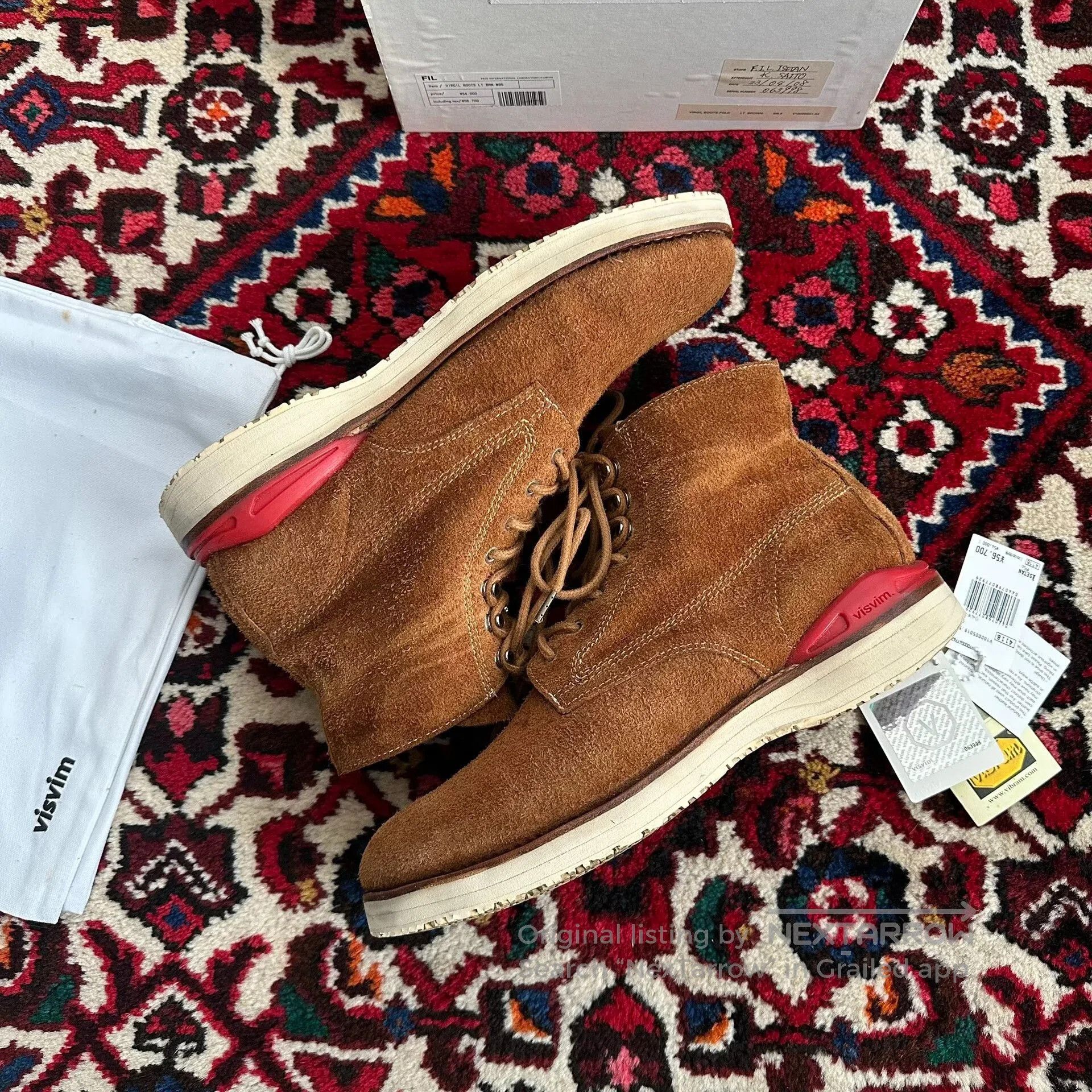 Visvim Visvim 10SS Virgil Boots in Brown. Size US 9.5 / EU 42-43 - 5 Thumbnail
