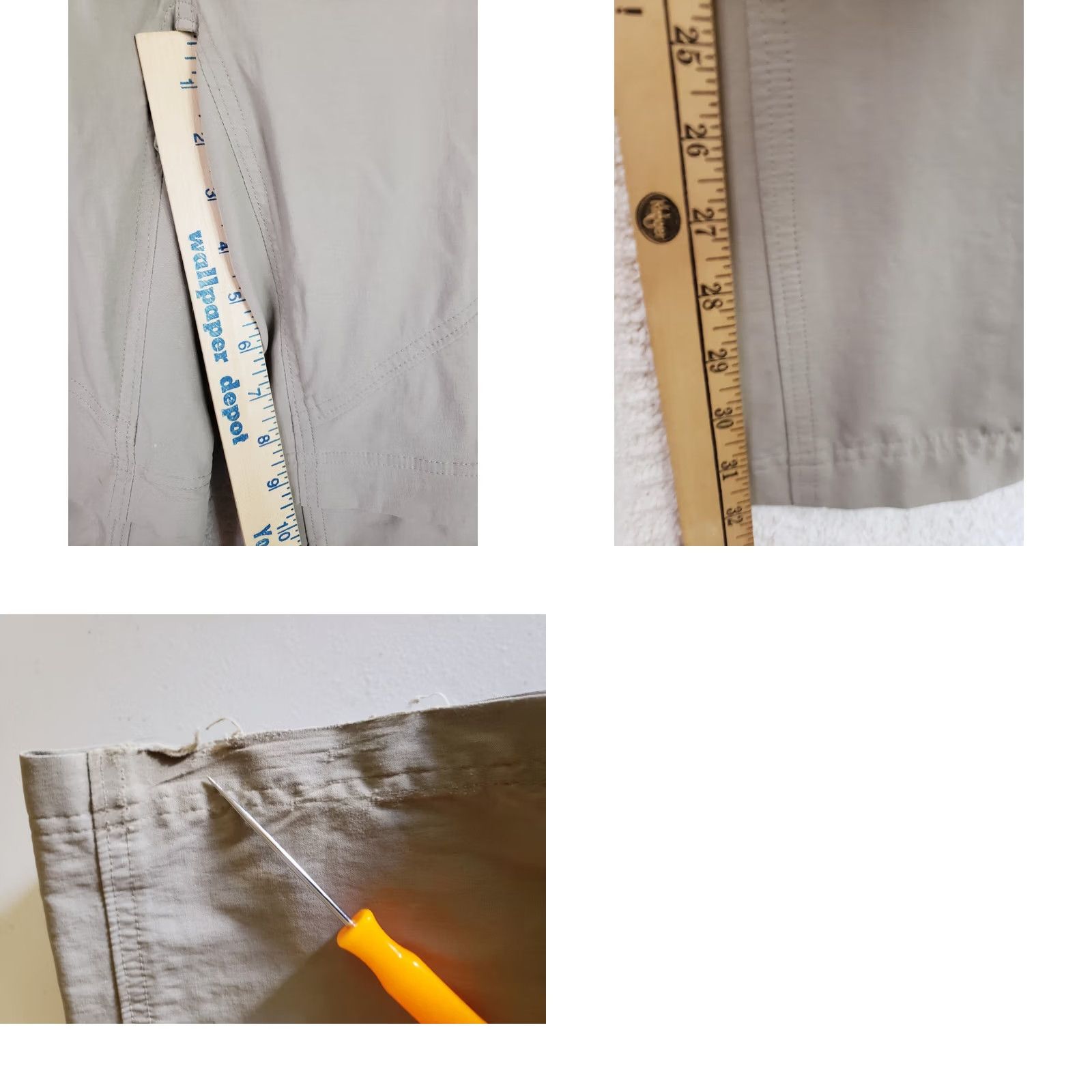 Vintage Columbia Omni Shield Convertible Hiking Pants Tan Khaki 38X32 Mens Regular Nylon Spandex Cargo Pockets Convertible to Shorts Straight Leg Size US 38 / EU 54 - 10 Thumbnail