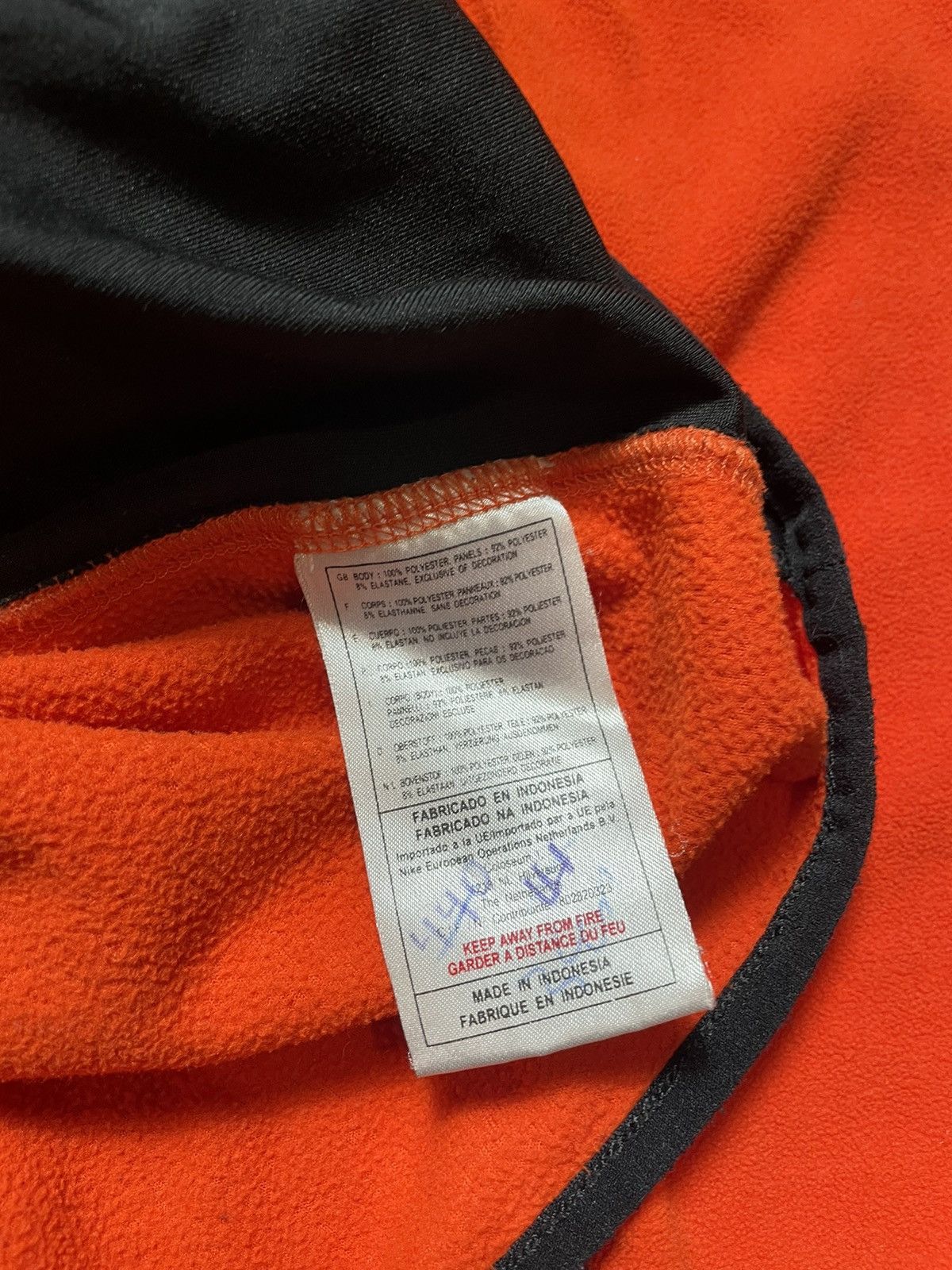Nike × Vintage Vintage Fleece Jacket 1/2 Zip Pullover Nike Y2K Drill Swoosh Size US S / EU 44-46 / 1 - 11 Thumbnail
