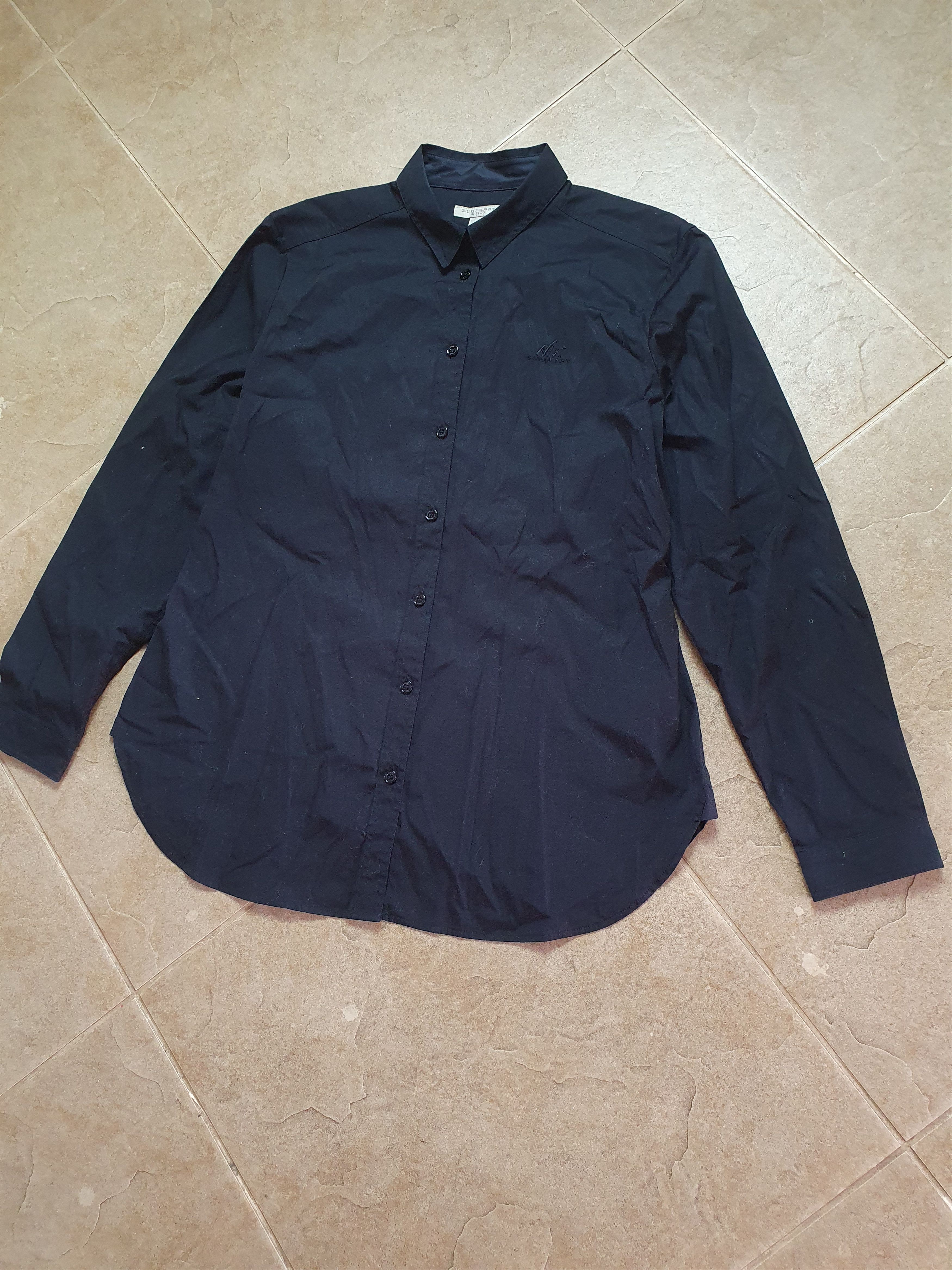 Burberry Vintage Burberry shirt women's Size L Black Luxury Size L / US 10 / IT 46 - 14 Thumbnail