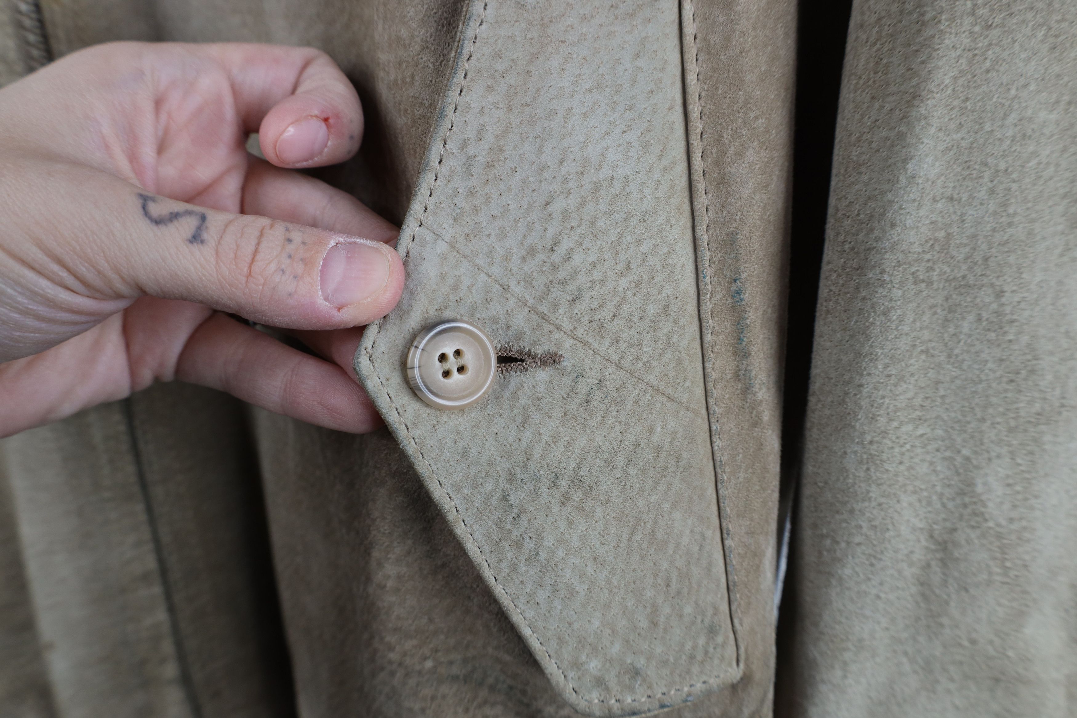Vintage Vintage 70s Streetwear Leather Cafe Racer Bomber Jacket Size US XXL / EU 58 / 5 - 7 Thumbnail