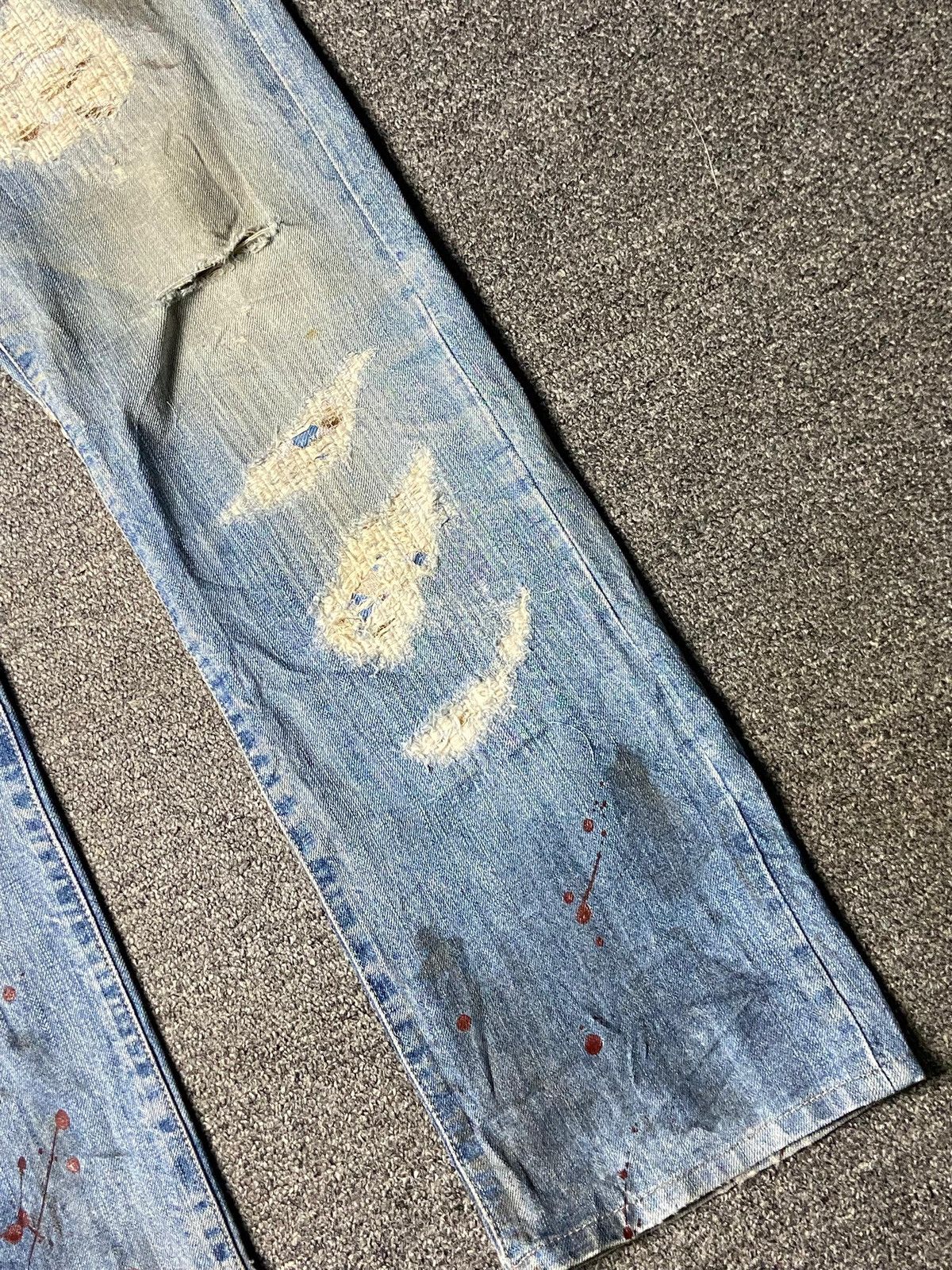 Takeo Kikuchi Vintage Takeo Kikuchi Patchwork Denim Jeans (162) Size US 31 - 12 Thumbnail
