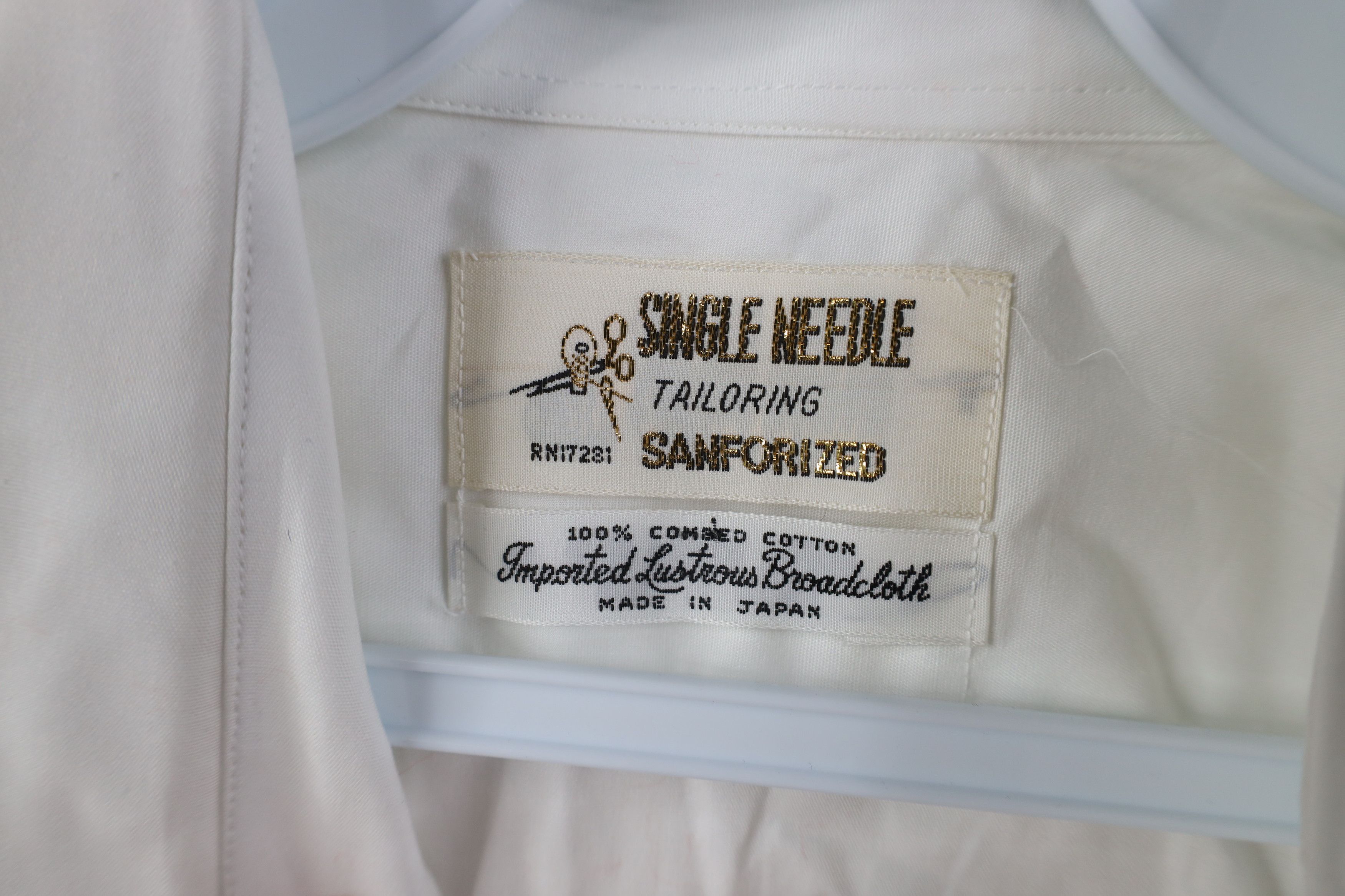 Vintage Deadstock Vintage 50s 60s Sanforized Collared Button Shirt Size US M / EU 48-50 / 2 - 6 Thumbnail