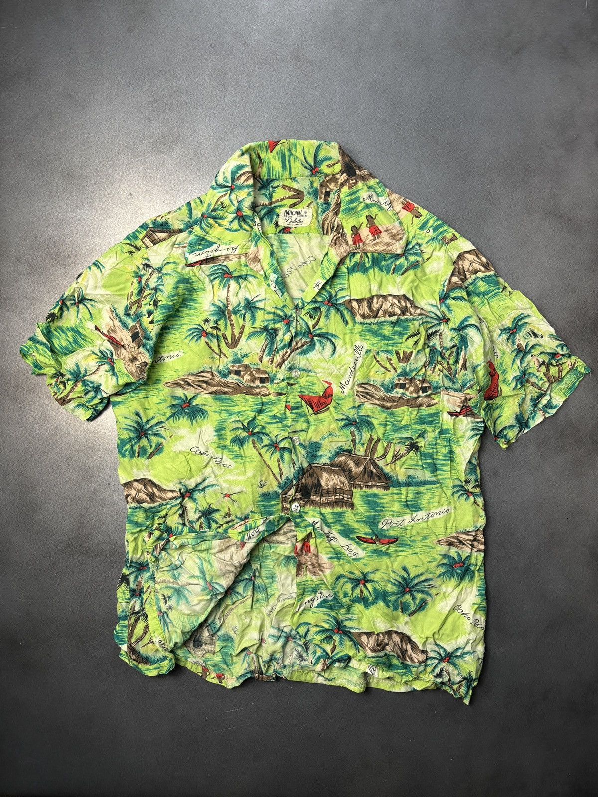 Vintage True Vintage Hawaiian Shirt ALP 1960s Polo Short Sleeve 60s Size US S / EU 44-46 / 1 - 3 Thumbnail