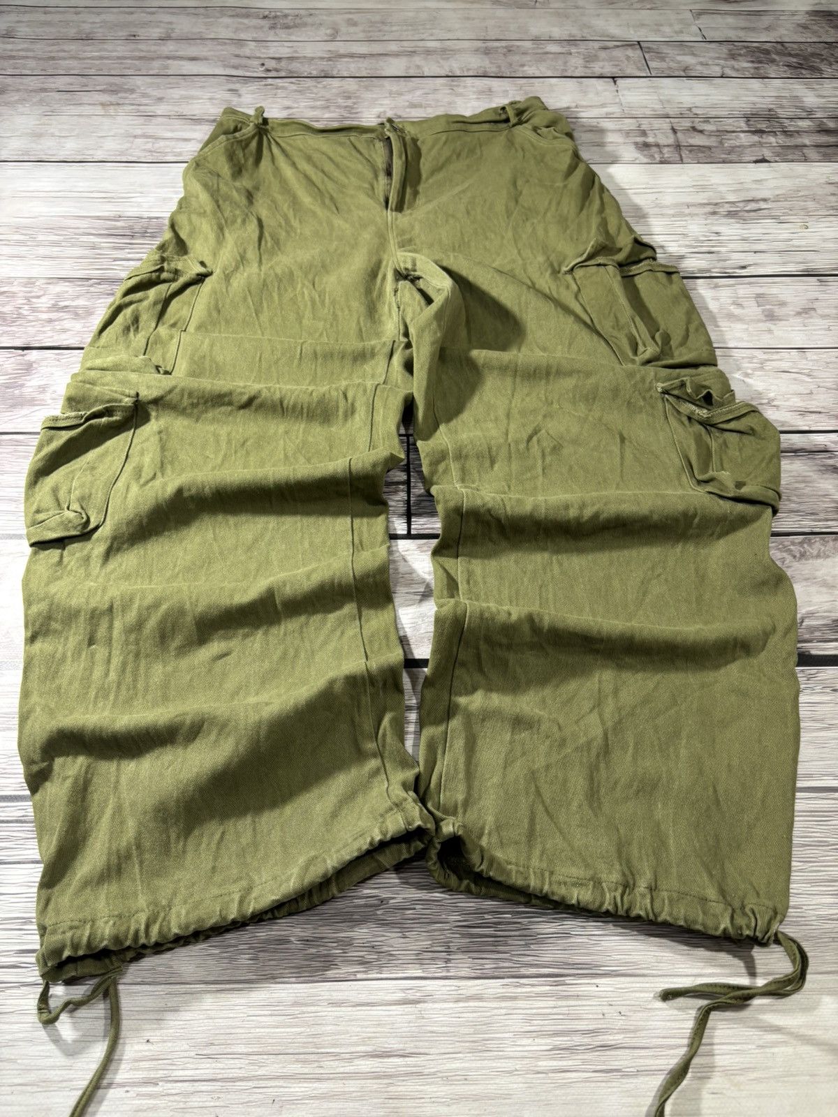 If Six Was Nine × Japanese Brand × Yohji Yamamoto VTG Yohji Yamamoto Junya Watanabe Style Bondage Cargo Pants Size US 32 / EU 48 - 1 Thumbnail