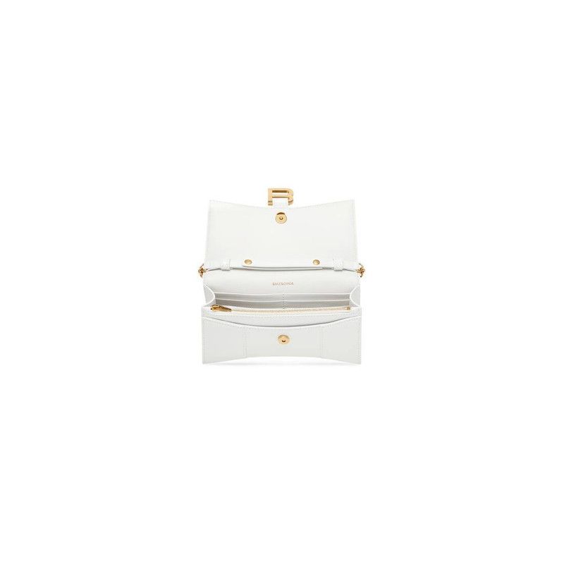 Balenciaga o1la1rc1a0226 Size: OS / Hourglass Wallet On Chain Box White Size ONE SIZE - 5 Thumbnail