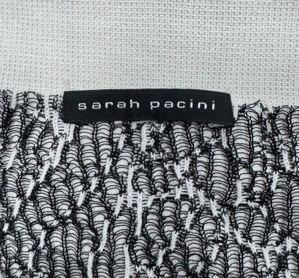 Sarah Pacini Sarah Pacini Maxi Knit Skirt Cotton-Viscose Avant Garde Size 30" / US 8 / IT 44 - 8 Thumbnail