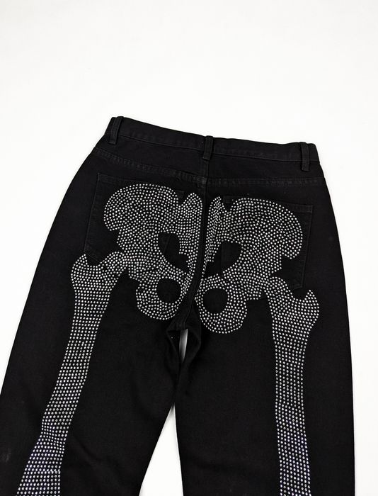 Custom Klan Life ruff Ryder Rhinestone Skeleton Jeans Grailed