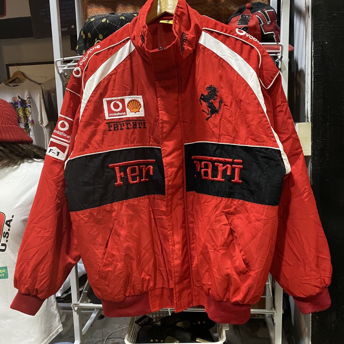 Ferrari Vtg Rare Ferrari Racing Marlboro Michael Schumacher Jacket Size US XL / EU 56 / 4 - 5 Thumbnail