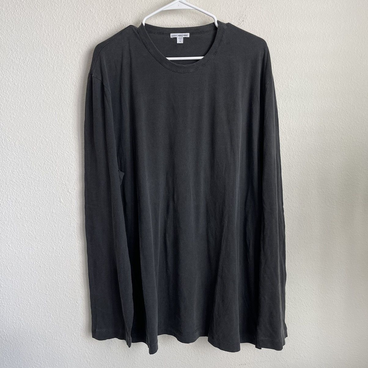 James Perse James Perse mlj3351 Washed Grey Long Sleeve Tee T Shirt Size US XL / EU 56 / 4 - 2 Thumbnail
