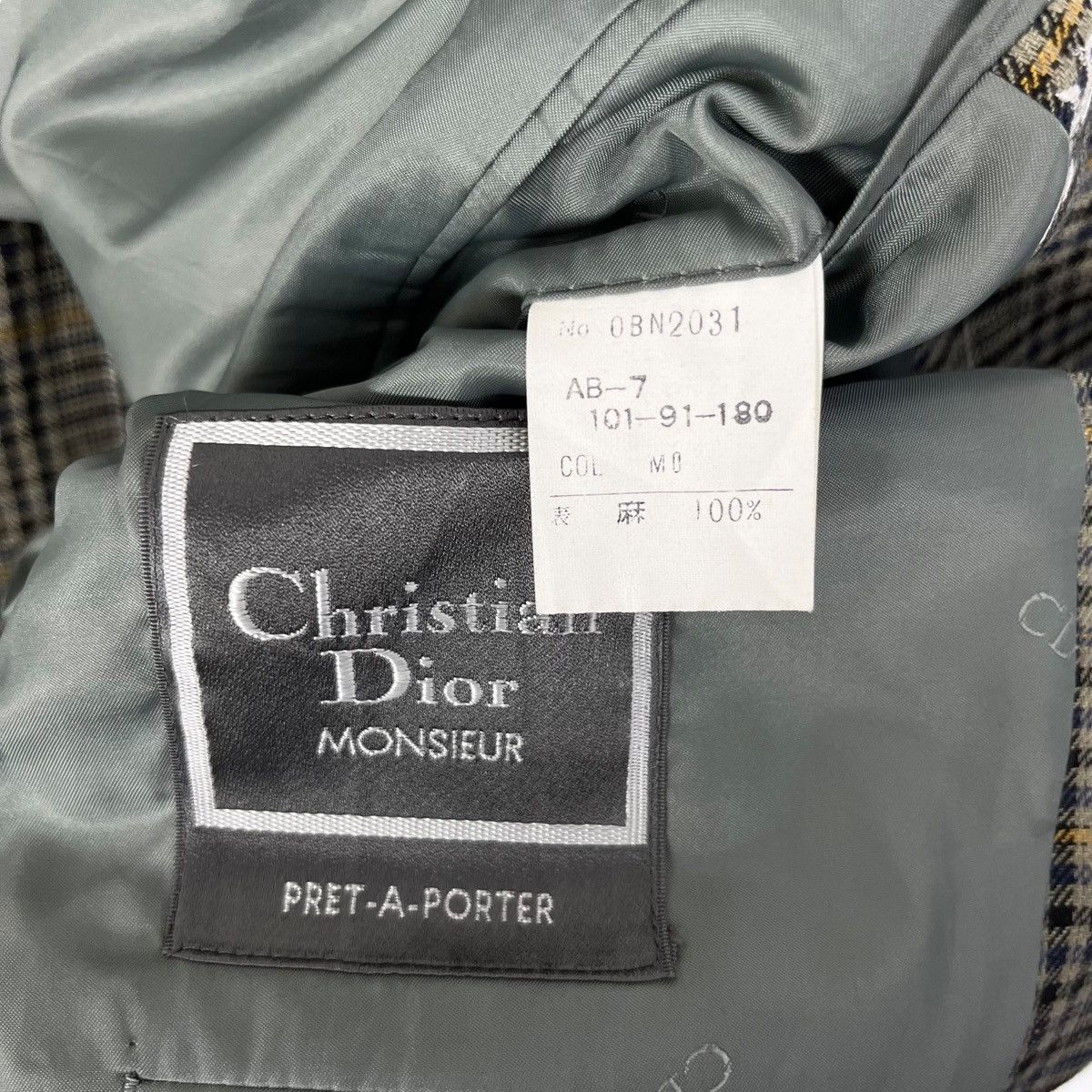 Christian Dior Monsieur × Vintage Vintage Christian Dior Monsieur Pret A Porter Blazer Jacket Size US XL / EU 56 / 4 - 8 Thumbnail