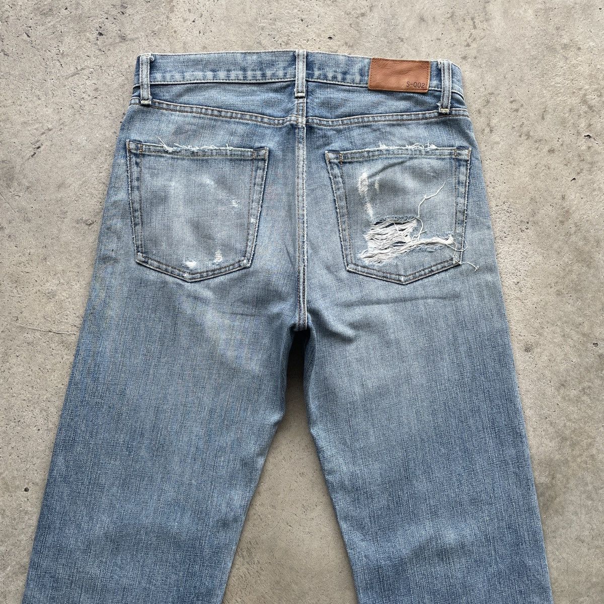 Japanese Brand W31💥 Vintage Japanese Brand 🇯🇵 Faded Denim Pants Jeans Size US 31 - 10 Thumbnail