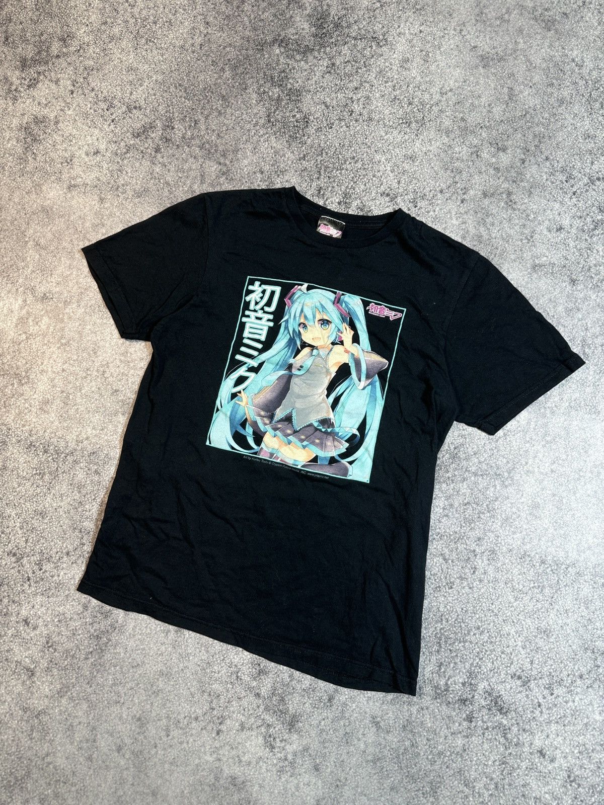 Designer × Japanese Brand Y2K HATSUNE MIKU T-shirt Big Print Logo Anime Pop Alt S Size US S / EU 44-46 / 1 - 1 Thumbnail