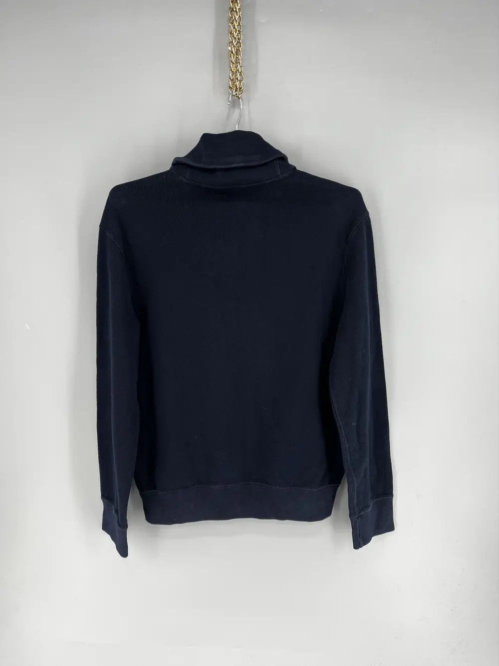 Polo Ralph Lauren Retro Polo Ralph Lauren Blue Shawl Collar Sweatshirt Size US M / EU 48-50 / 2 - 11 Thumbnail