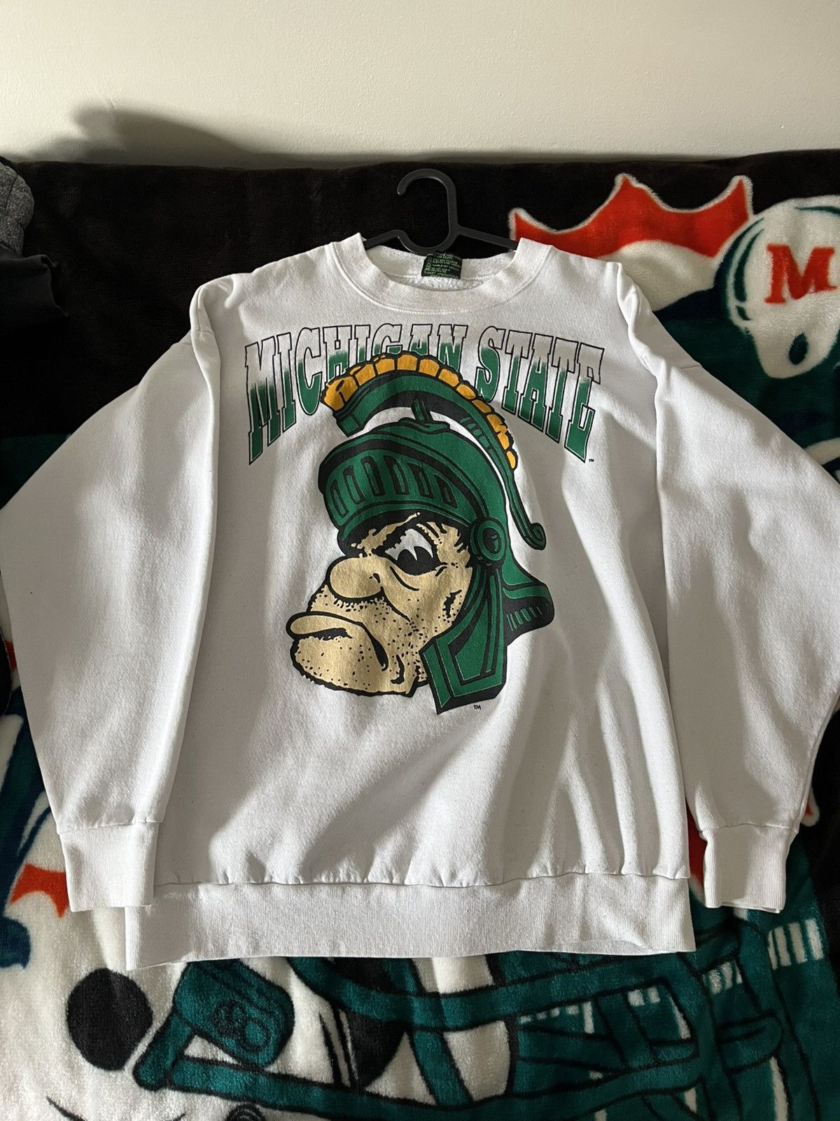 Vintage Michigan State Vintage Pullover Size US XL / EU 56 / 4 - 1 Thumbnail