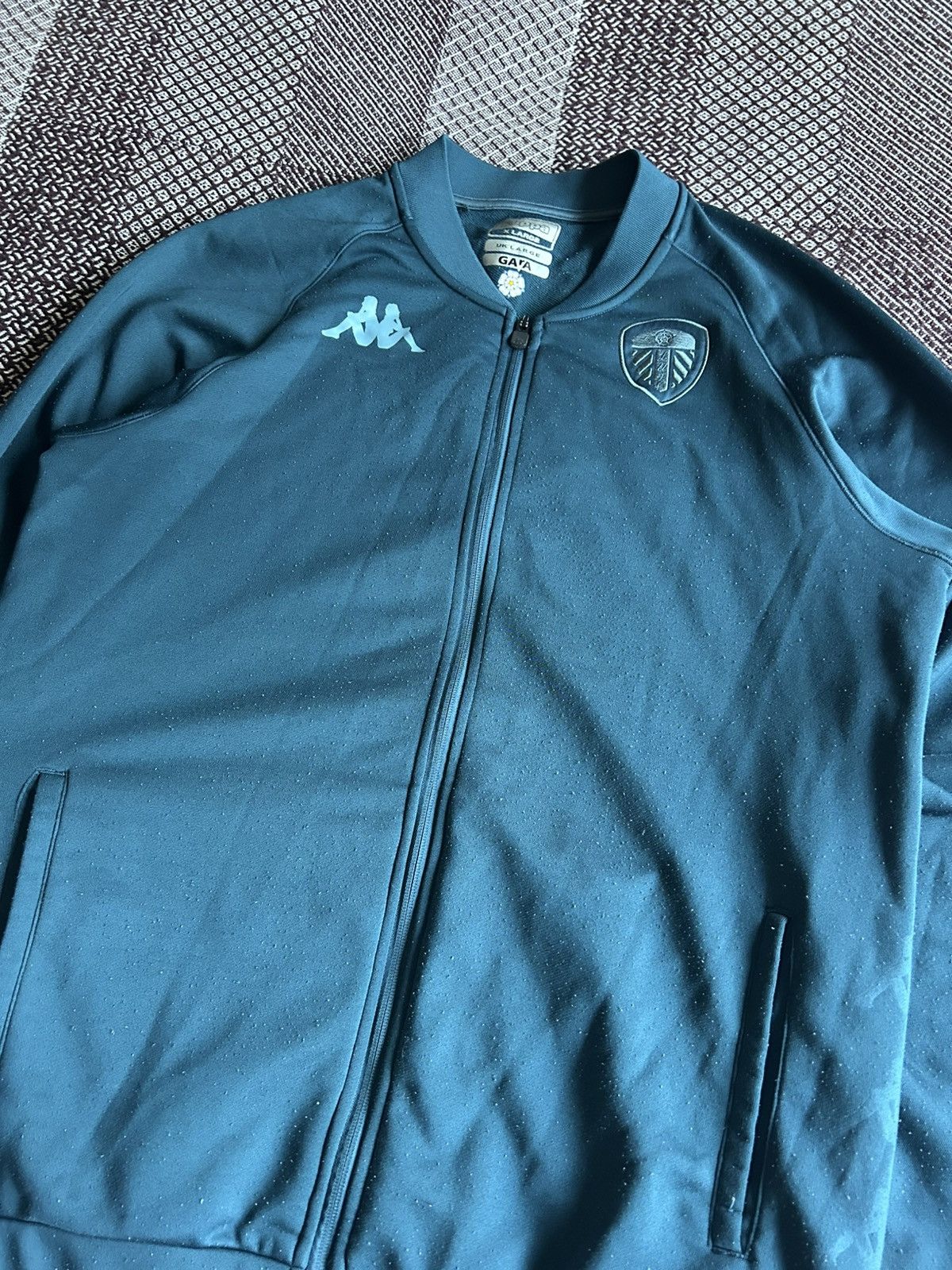 Kappa Kappa x Leeds United Football Zip Up Training Size XL Sports Size US XL / EU 56 / 4 - 7 Thumbnail
