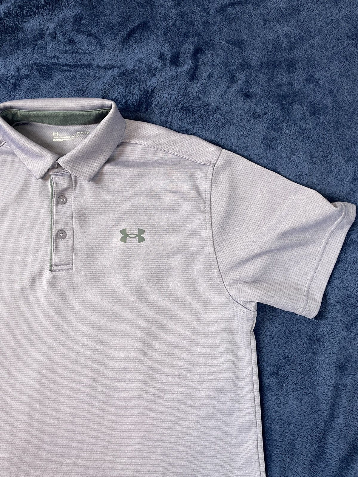Under Armour Under Armour Men’s Large Purple Performance Golf Polo Size US L / EU 52-54 / 3 - 2 Thumbnail