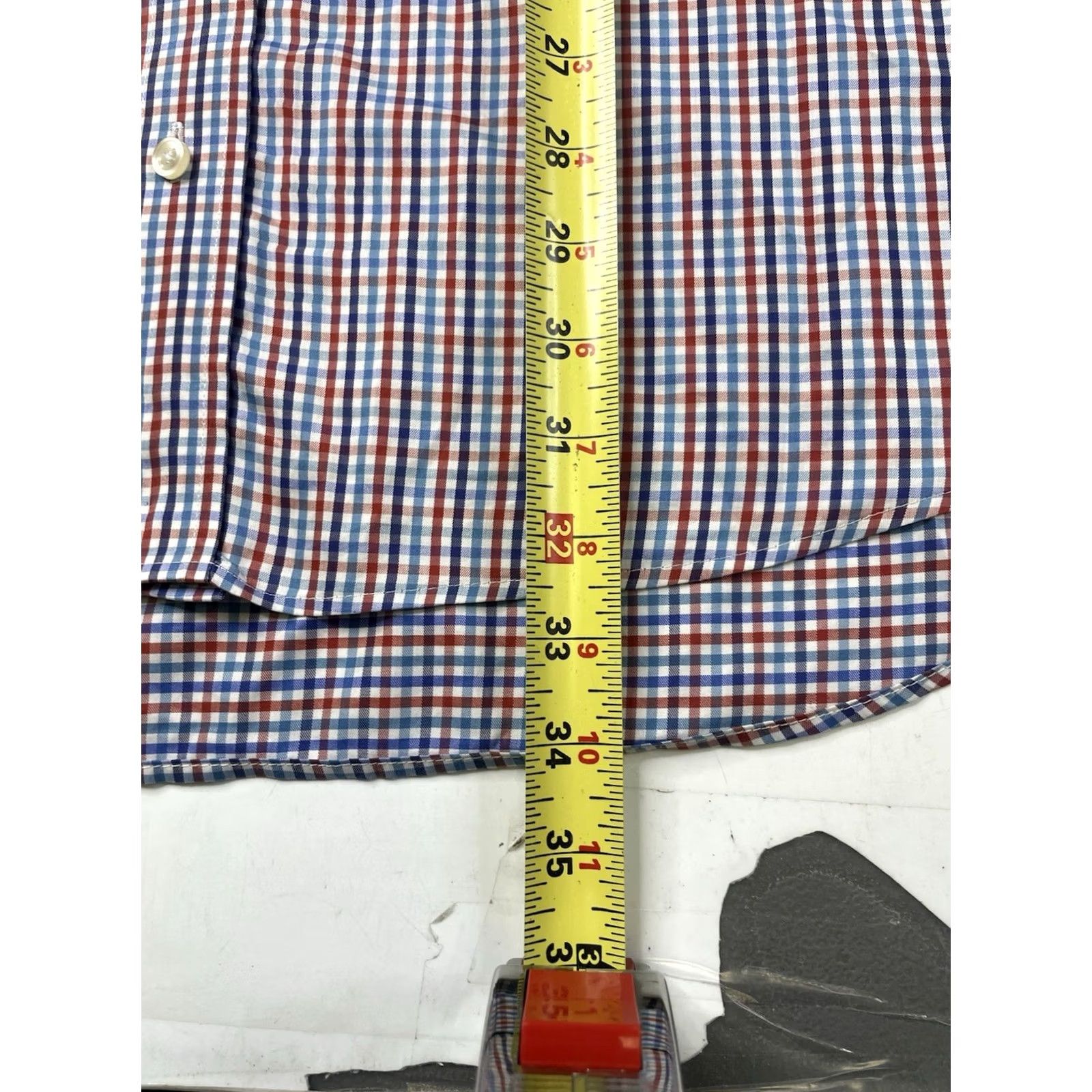 Allen Edmonds Allen Edmonds Performance Shirt XXL Long Sleeve Check Mens Button Down Casual Dress Shirt Size US XXL / EU 58 / 5 - 5 Thumbnail