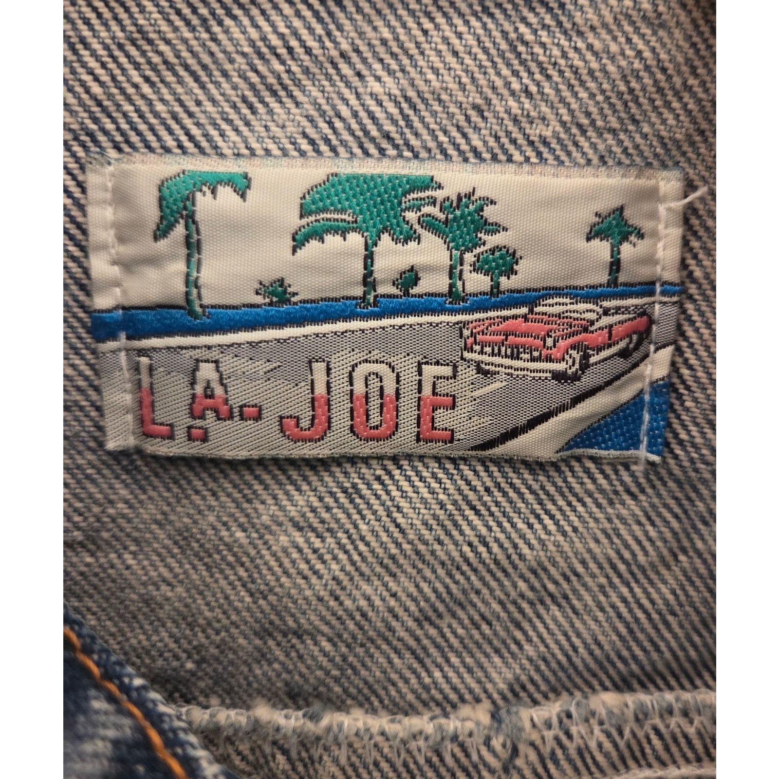 L.A. Roxx Vintage L.A. Joe Blue Jean Jacket - Size Medium Size M / US 6-8 / IT 42-44 - 9 Thumbnail