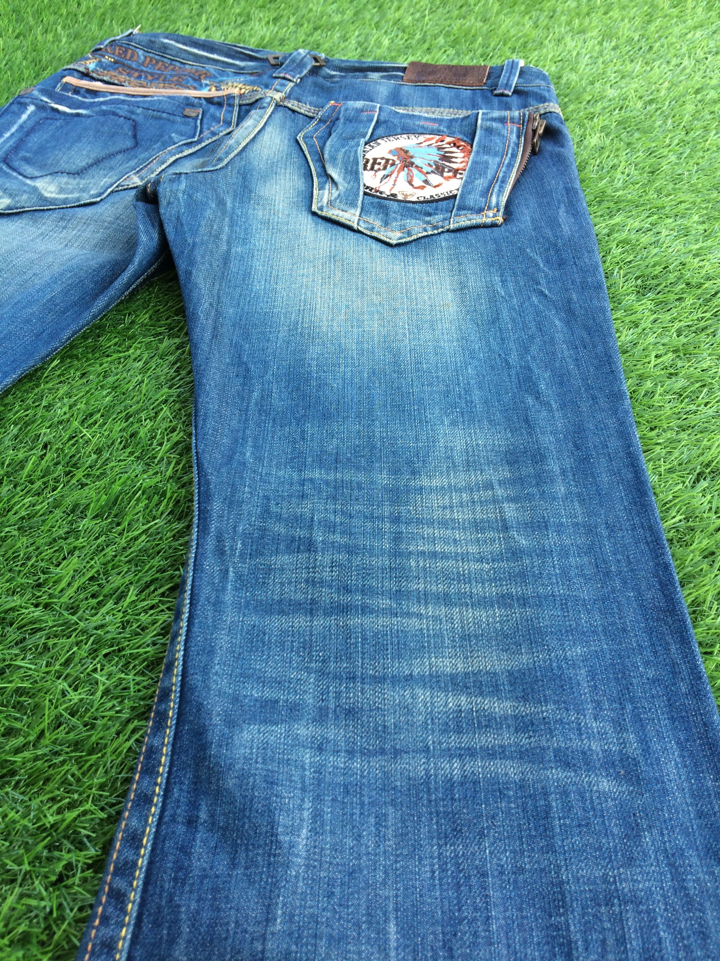 Japanese Brand Red Pepper Denim Jeans #D-821 Size US 30 / EU 46 - 7 Thumbnail