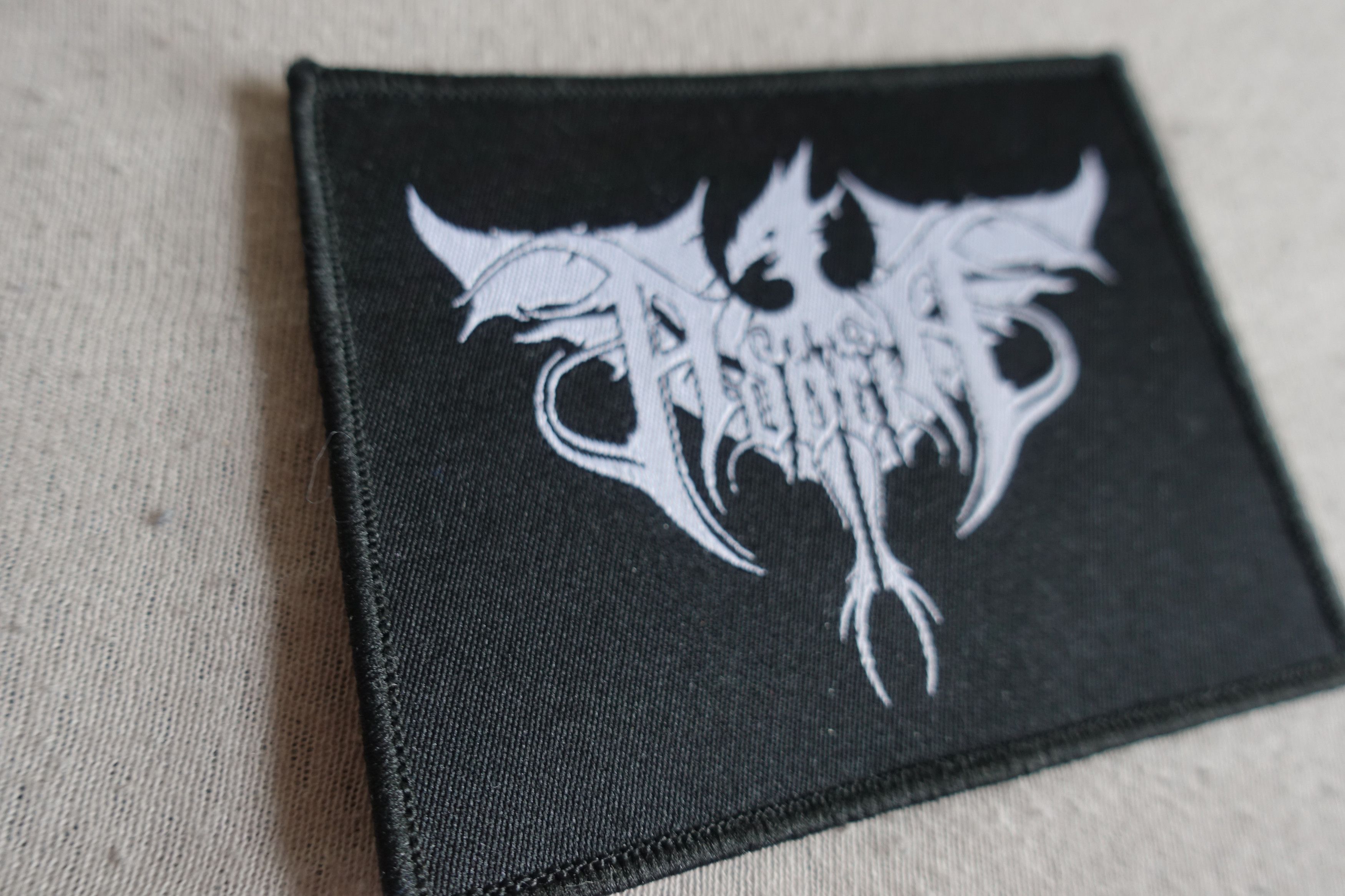 Band Tees Adoria "Logo" woven patch, german Black Metal Size ONE SIZE - 2 Thumbnail