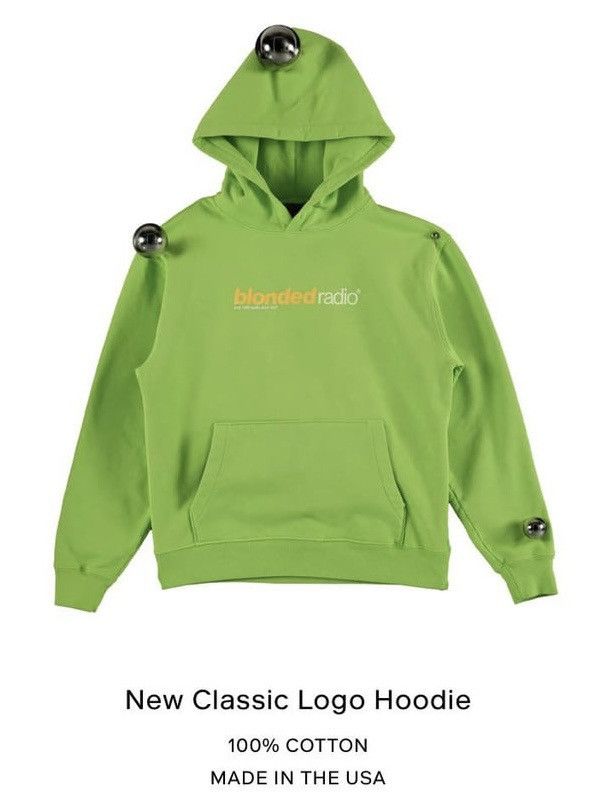 Blonded Radio Blonded Hoodie Frank Ocean Blonded Radio Green Lime