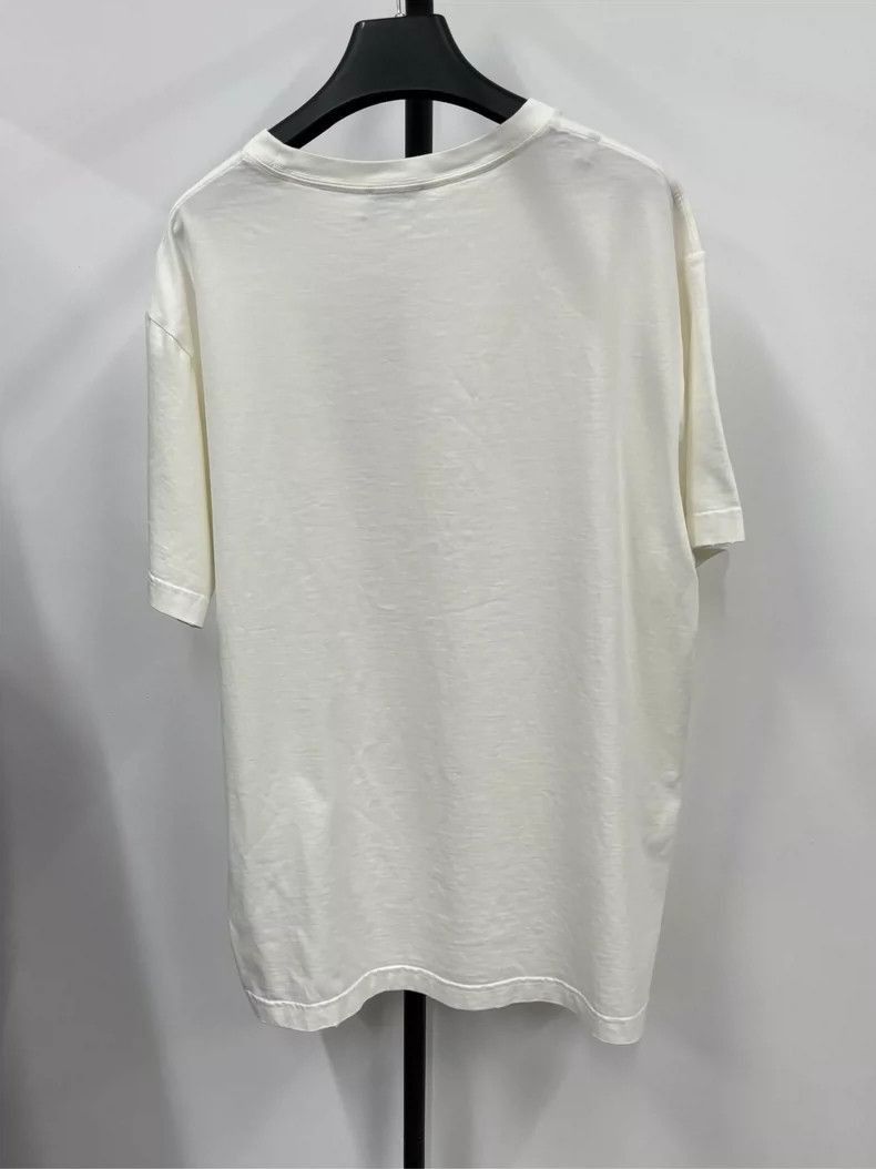 Dior Dior Logo Print Loose Short Sleeve TShirt-2506 Size US XL / EU 56 / 4 - 2 Thumbnail