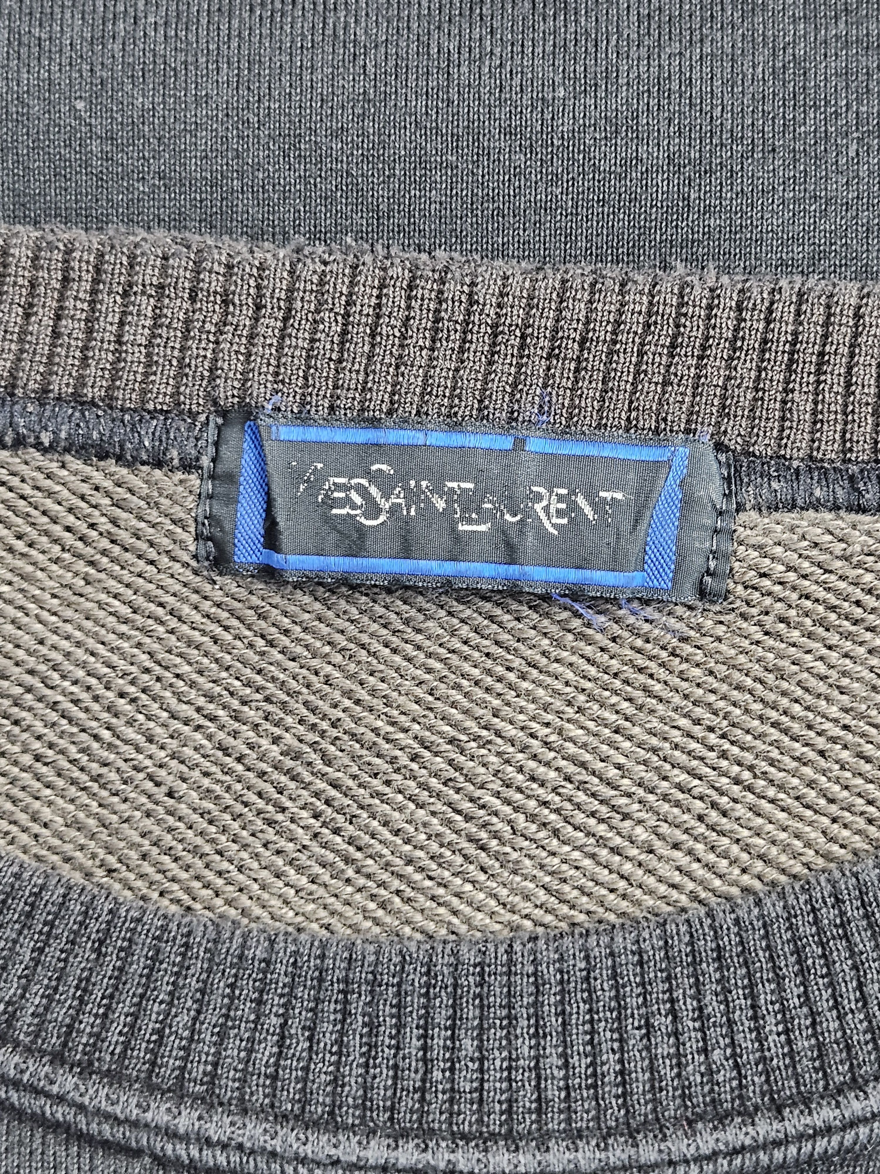 Yves Saint Laurent Yves Saint Laurent YSL Colourblock spellout sweatshirt Size US L / EU 52-54 / 3 - 4 Thumbnail