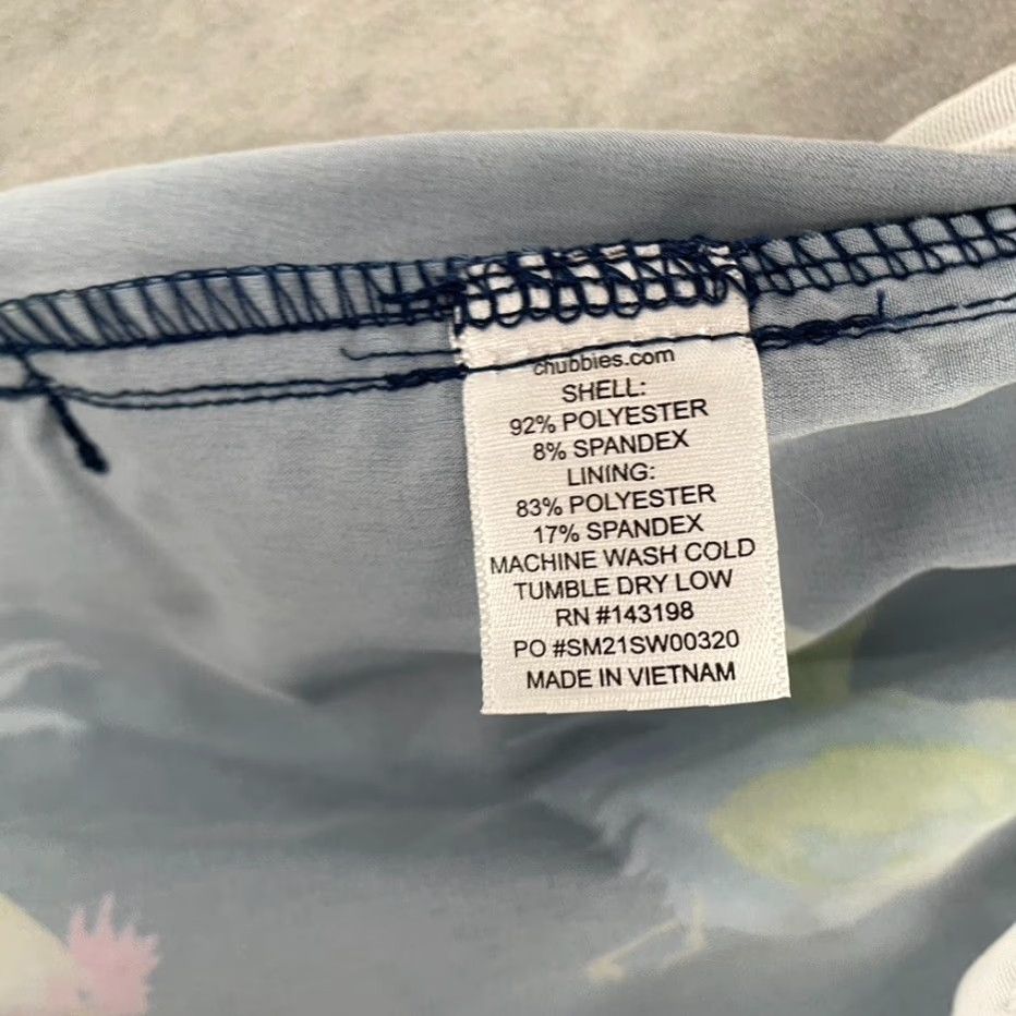Chubbies Chubbies Shorts Adult Small Blue Roaster Swim Trunks Board Lined Pockets Mens S Size US 29 - 7 Thumbnail