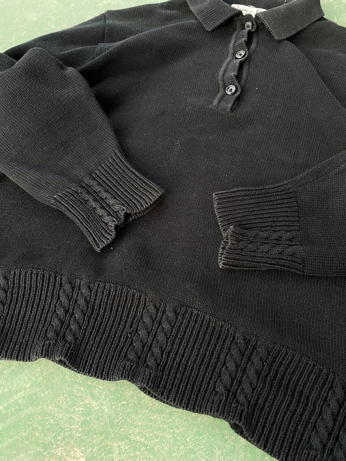 Christian Dior Monsieur 1980s - Christian Dior Sports Polo Logo Embroidered Knit Size US M / EU 48-50 / 2 - 3 Thumbnail