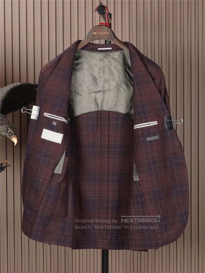 Brunello Cucinelli Brunello Cucinelli Wool Silk Blazer. Size US L / EU 52-54 / 3 - 2 Thumbnail